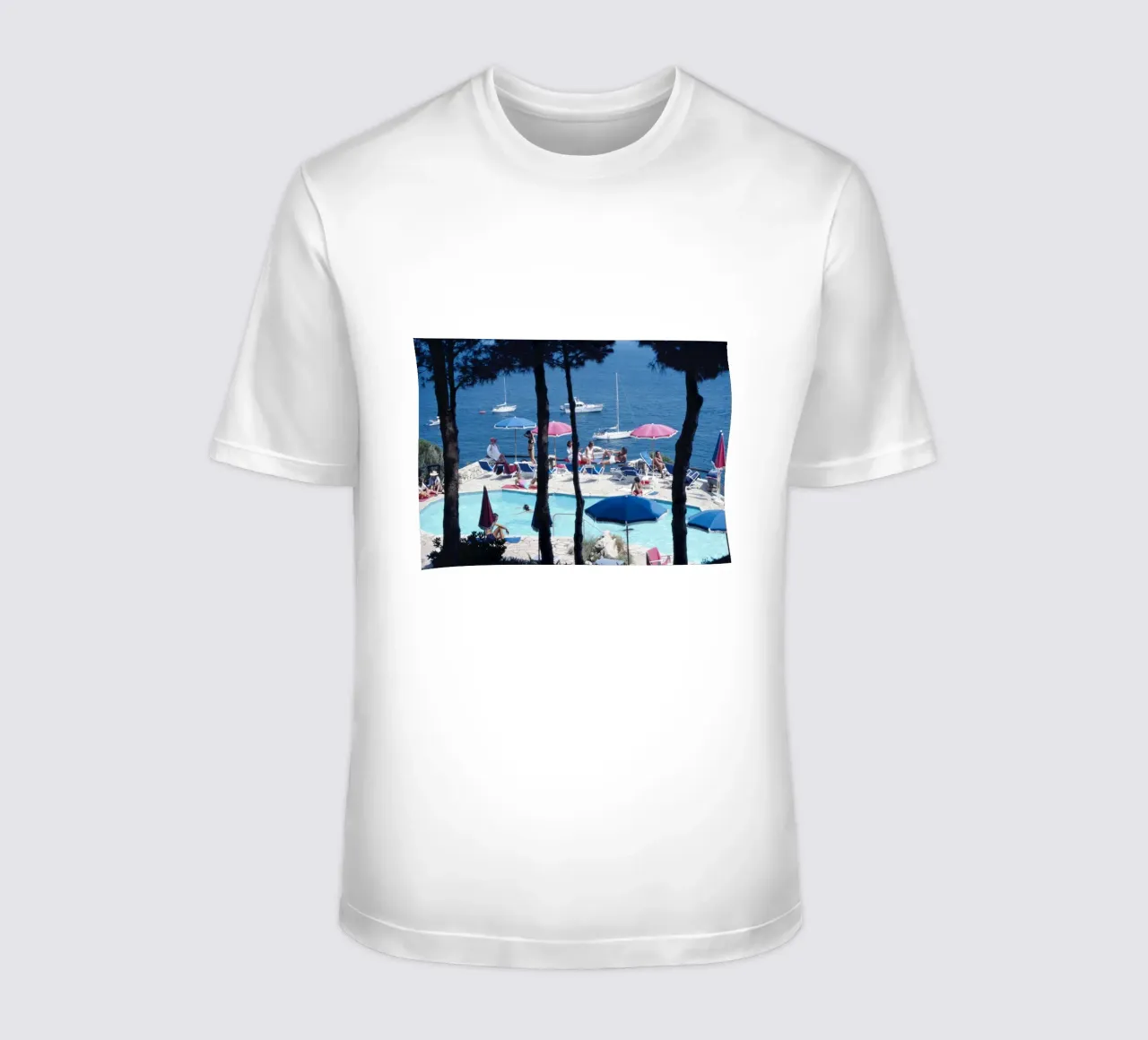 Albergo Il Pellicano - Slim Aarons t-shirt da Chrisvintage