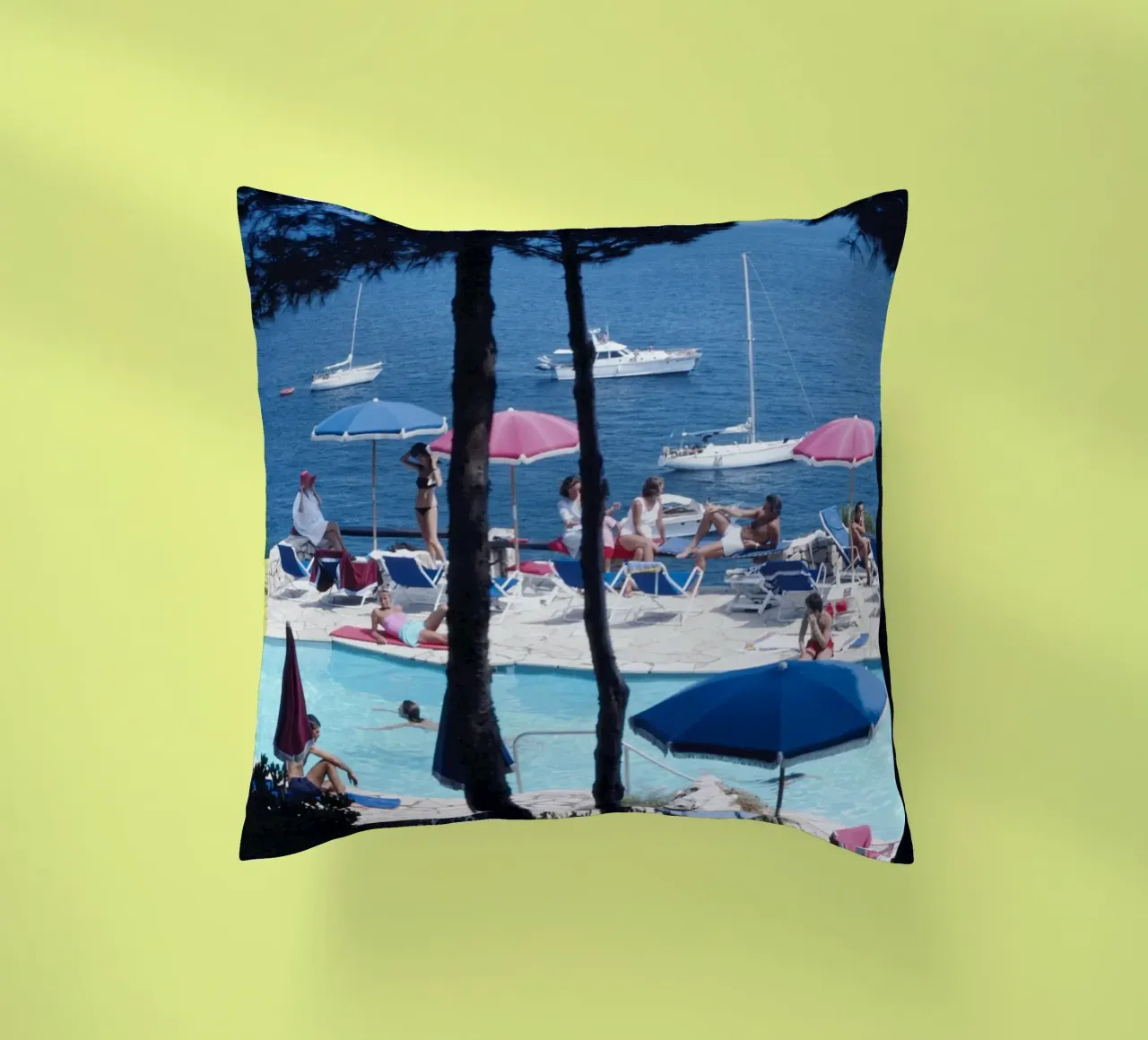 Albergo Il Pellicano - Slim Aarons cuscino da Chrisvintage