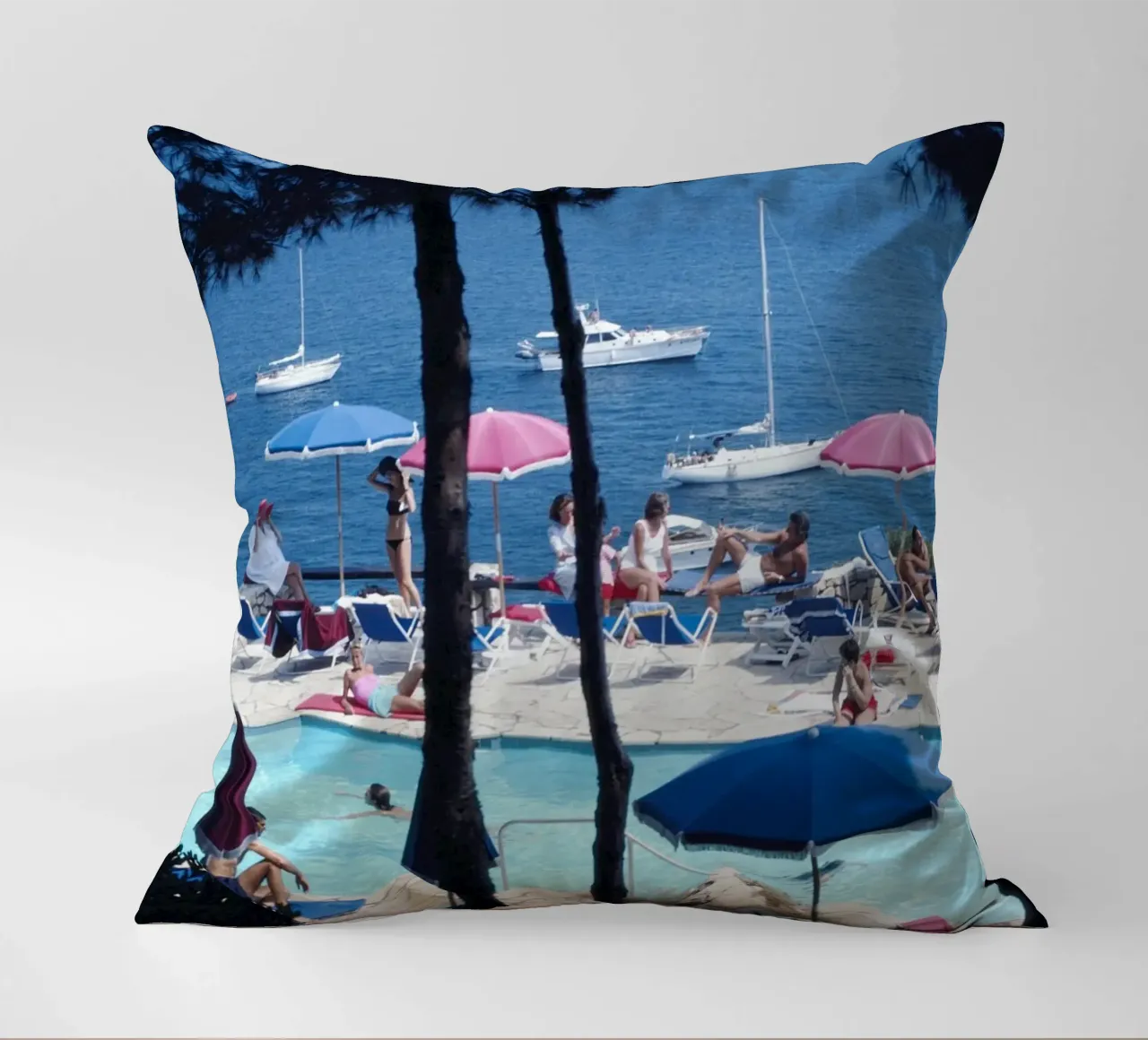 Albergo Il Pellicano - Slim Aarons cuscino da Chrisvintage