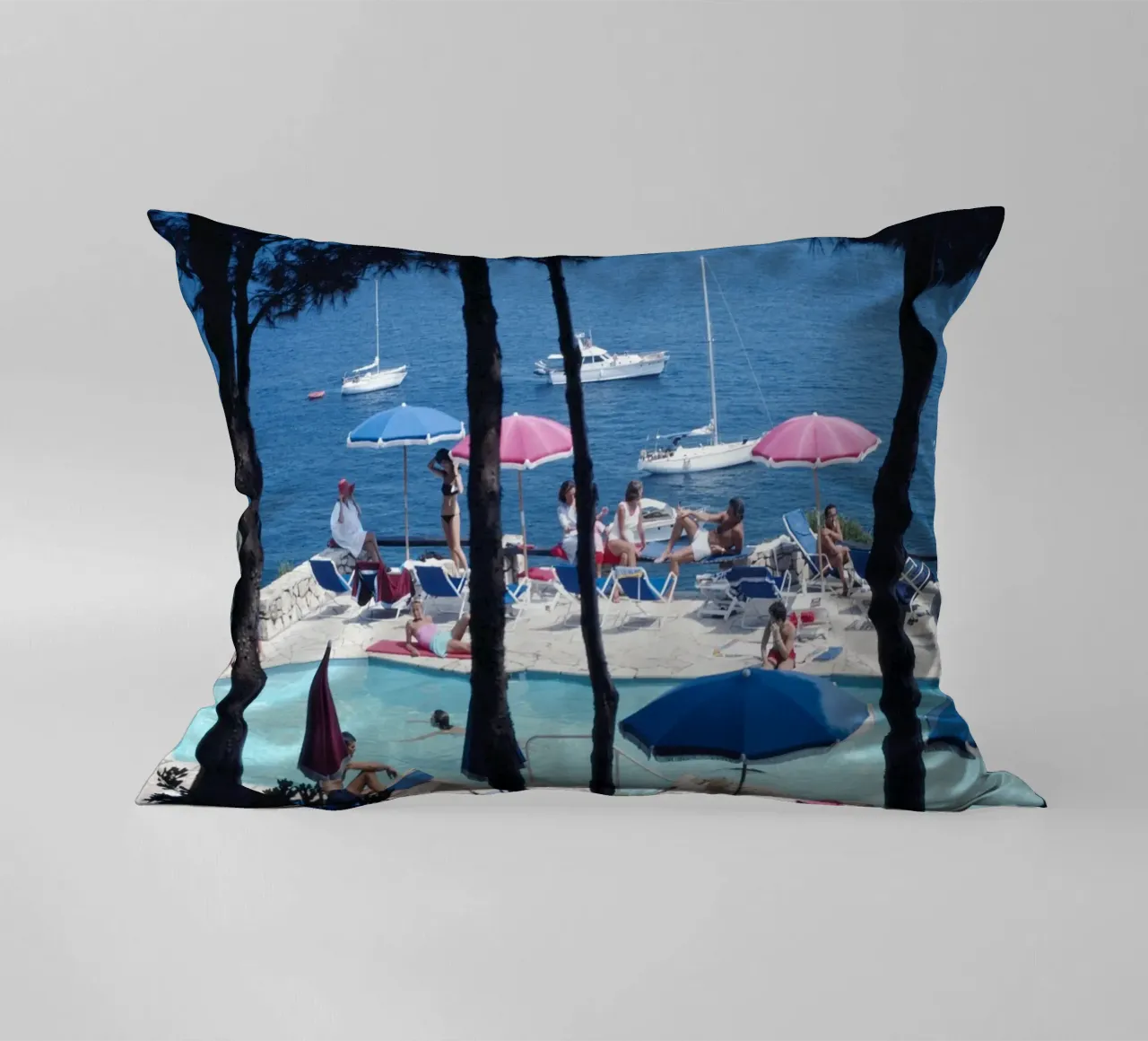 Albergo Il Pellicano - Slim Aarons cuscino da Chrisvintage