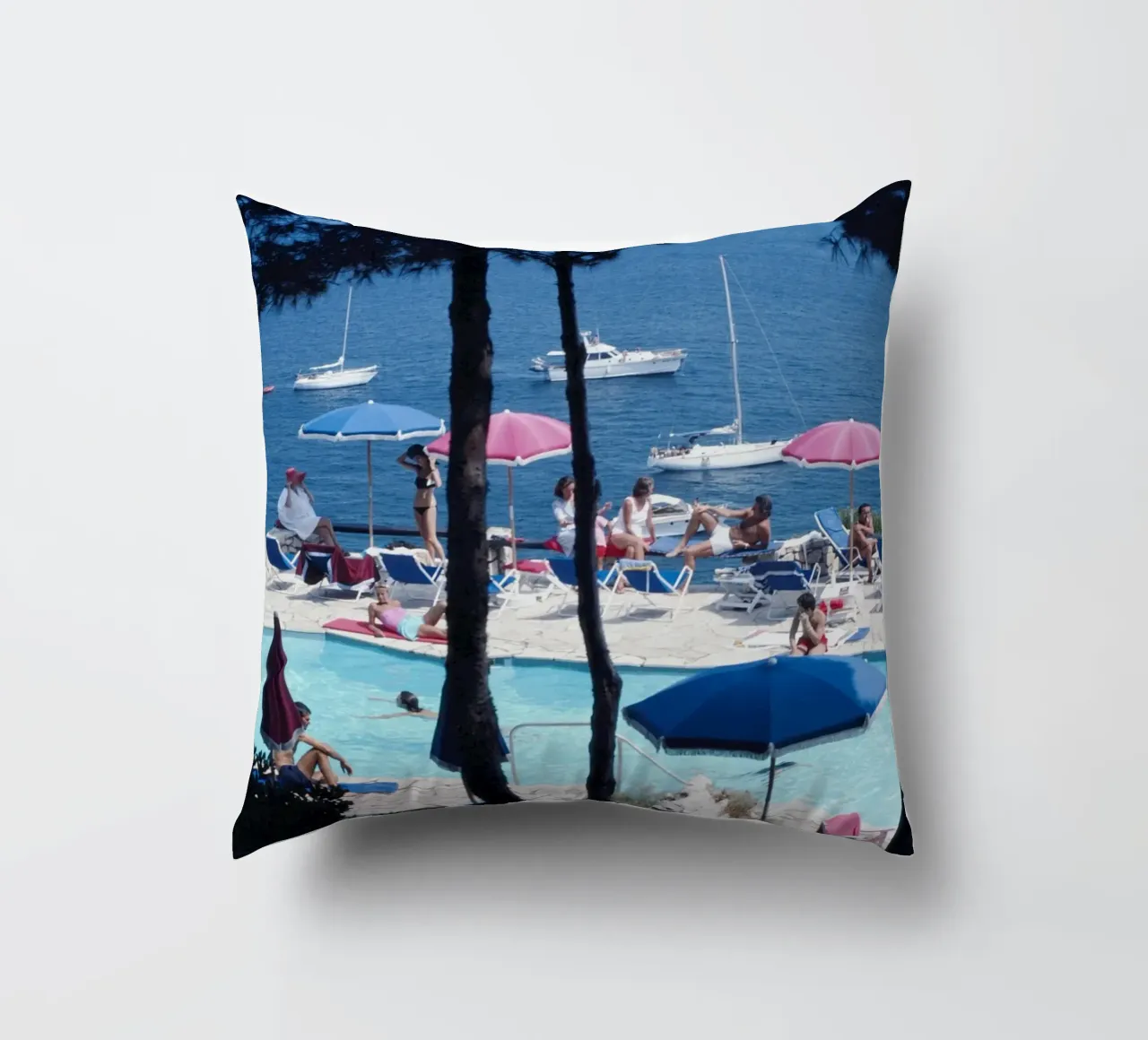 Albergo Il Pellicano - Slim Aarons cuscino da Chrisvintage