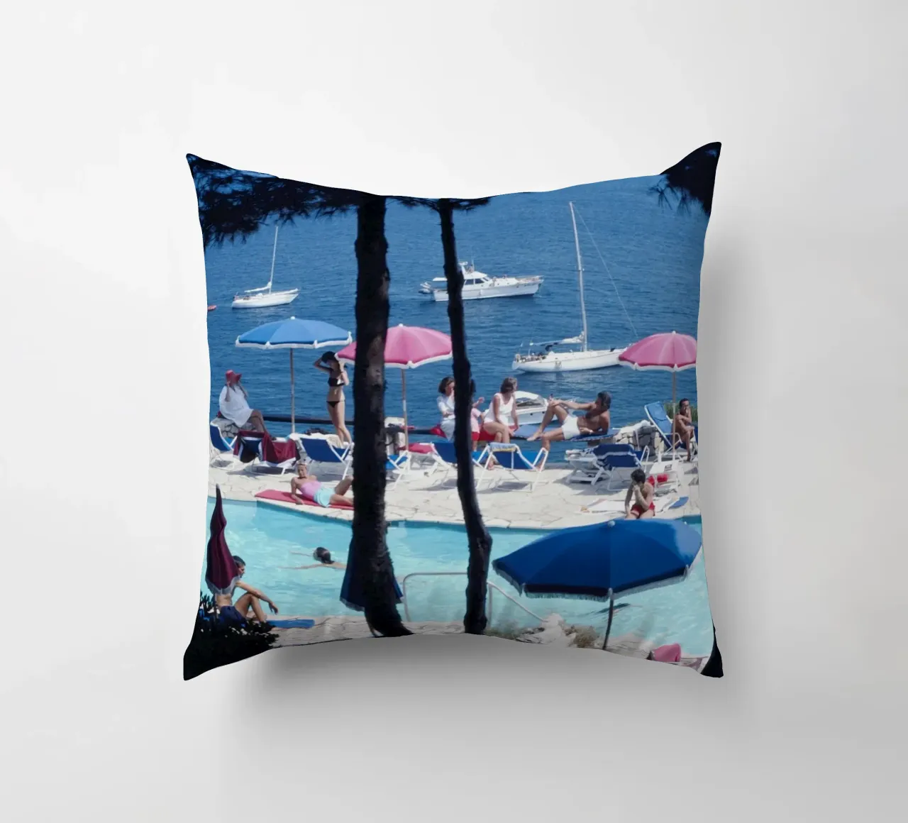 Albergo Il Pellicano - Slim Aarons cuscino da Chrisvintage