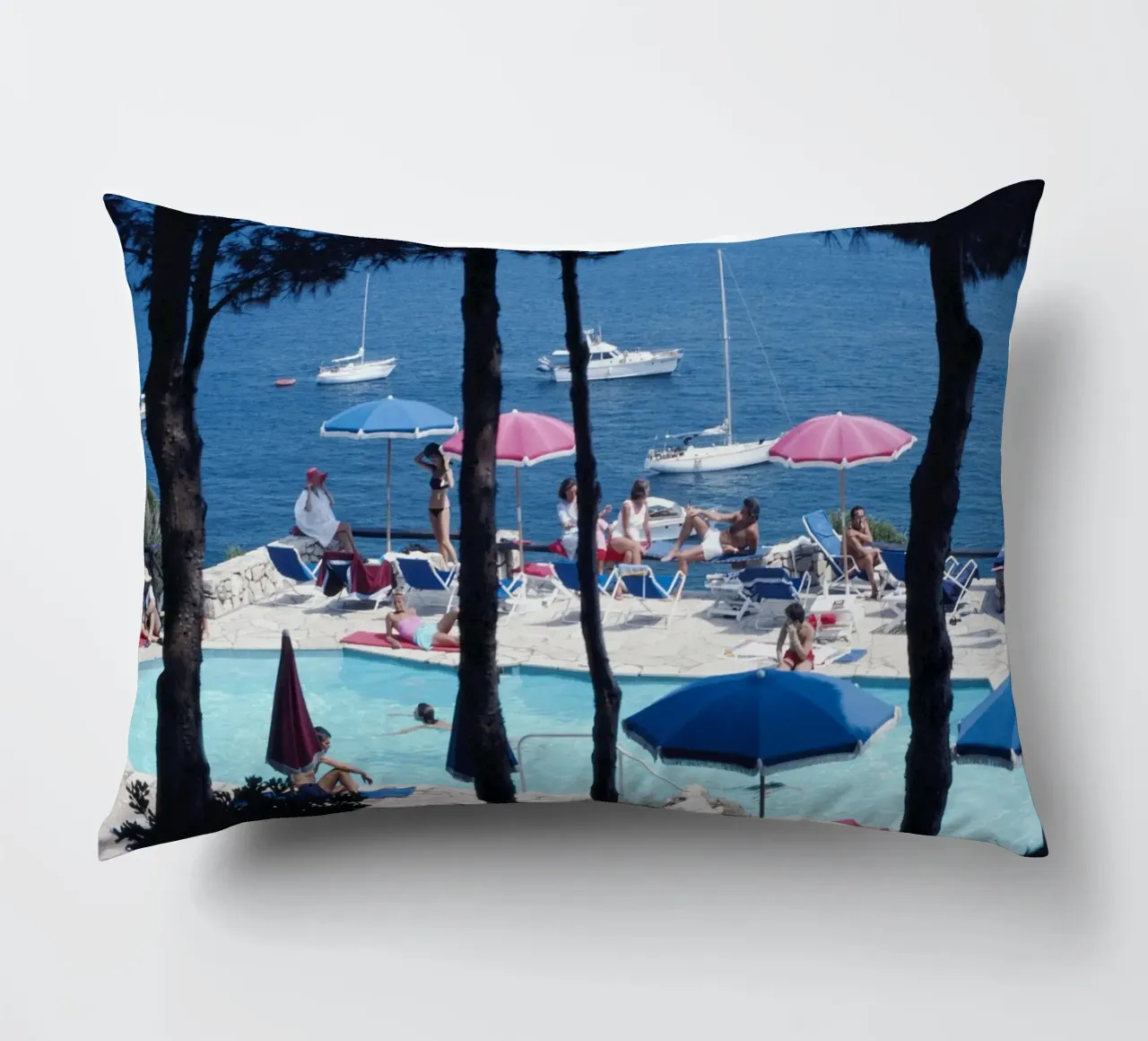 Albergo Il Pellicano - Slim Aarons cuscino da Chrisvintage