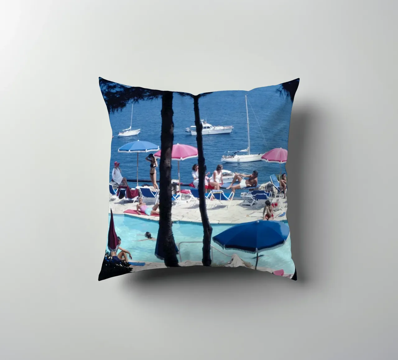 Albergo Il Pellicano - Slim Aarons cuscino da Chrisvintage