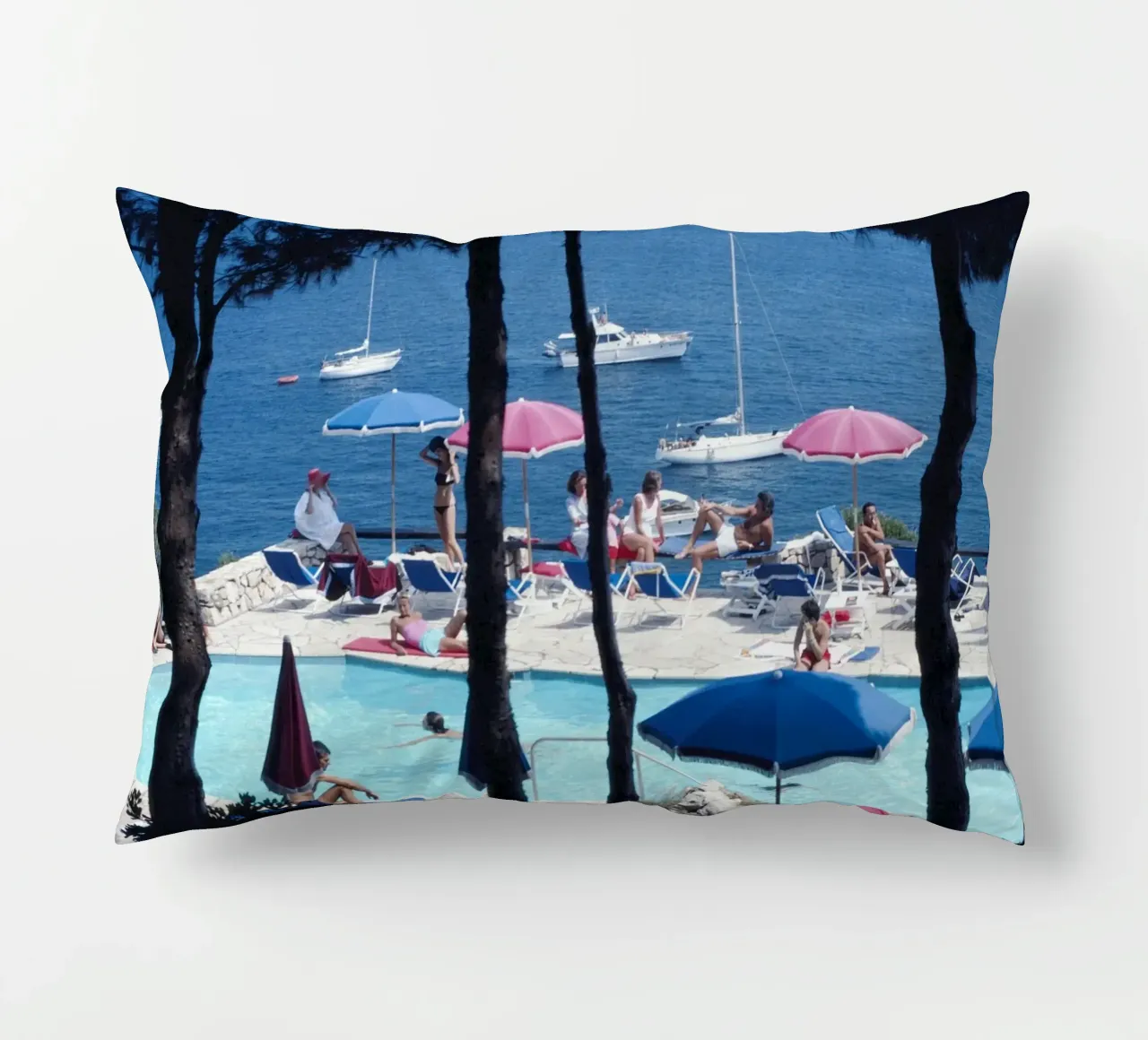 Albergo Il Pellicano - Slim Aarons cuscino da Chrisvintage