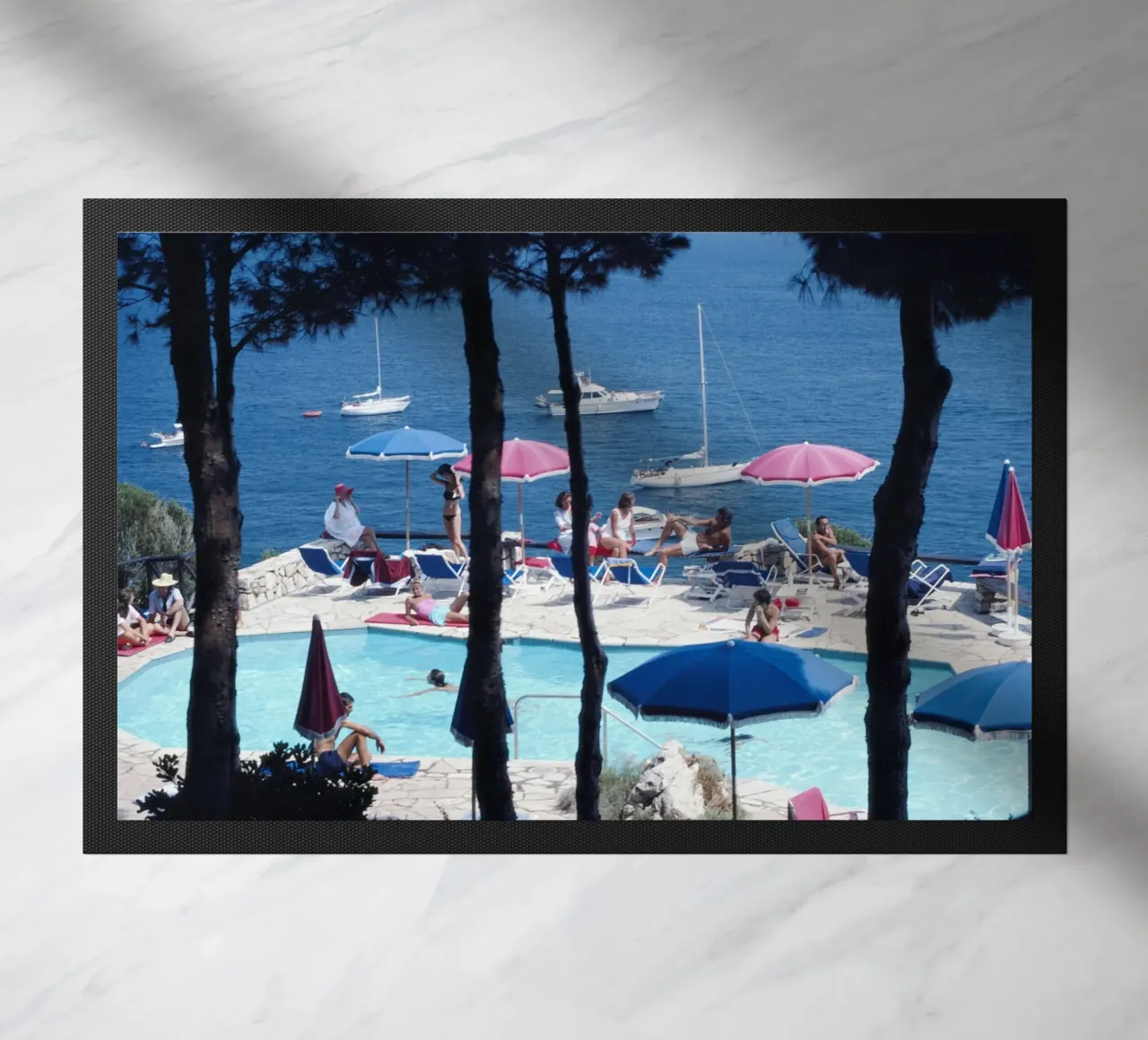 Albergo Il Pellicano - Slim Aarons zerbino da Chrisvintage