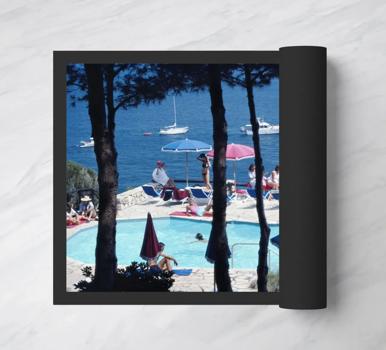 Albergo Il Pellicano - Slim Aarons zerbino da Chrisvintage