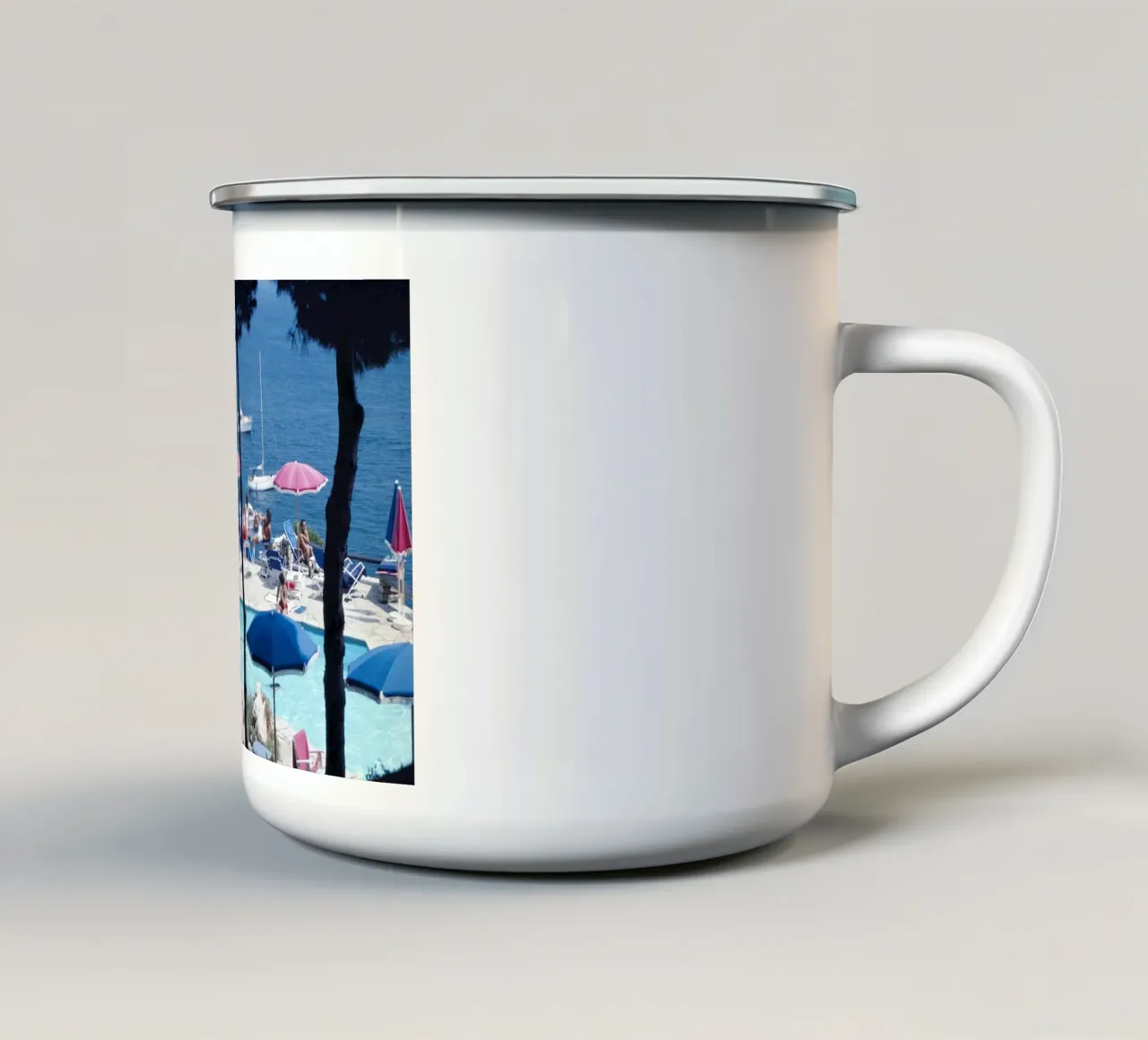 Albergo Il Pellicano - Slim Aarons tazza in smalto da Chrisvintage