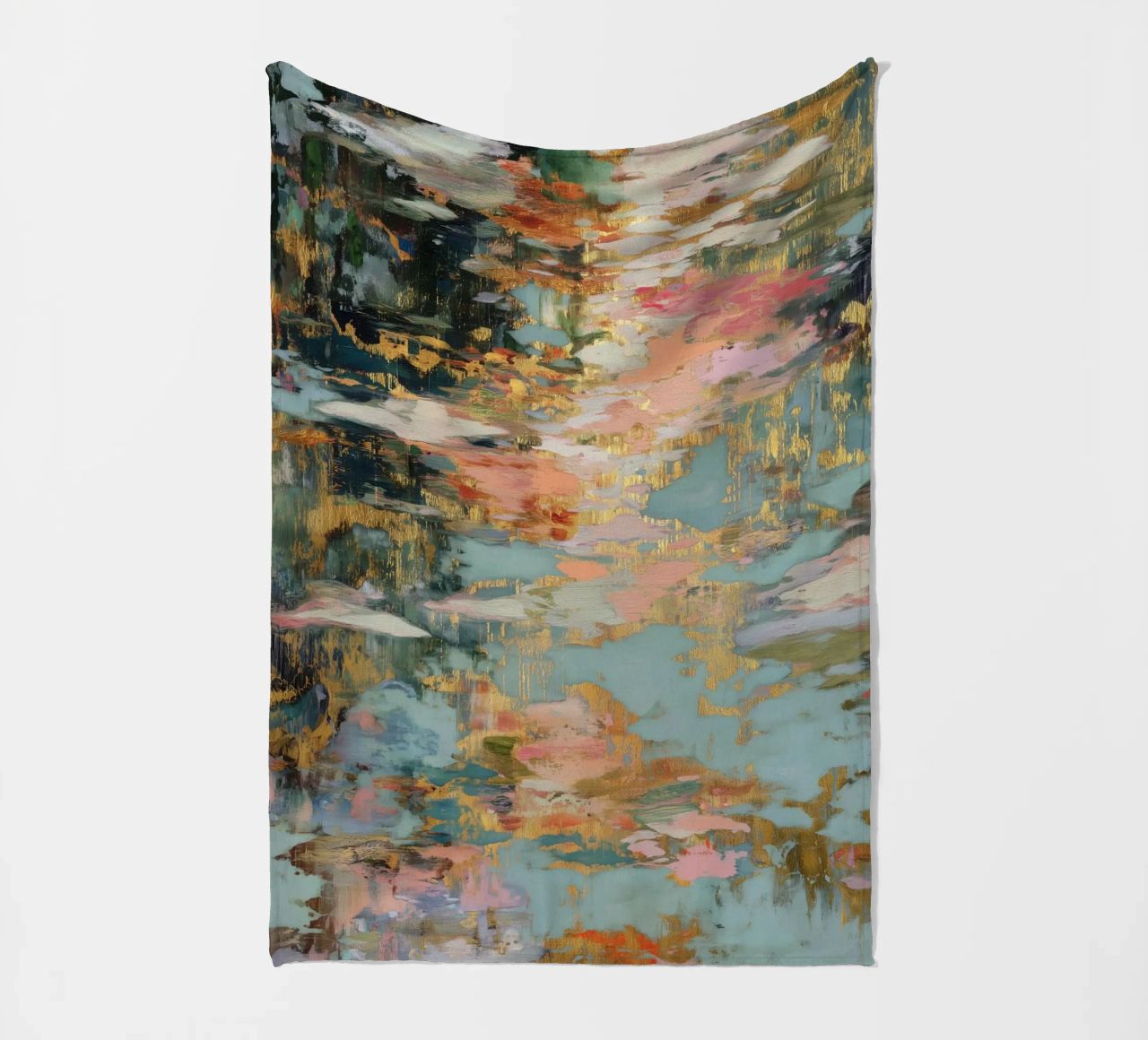 Reflections of the imagination fleece blanket by Carinaprint