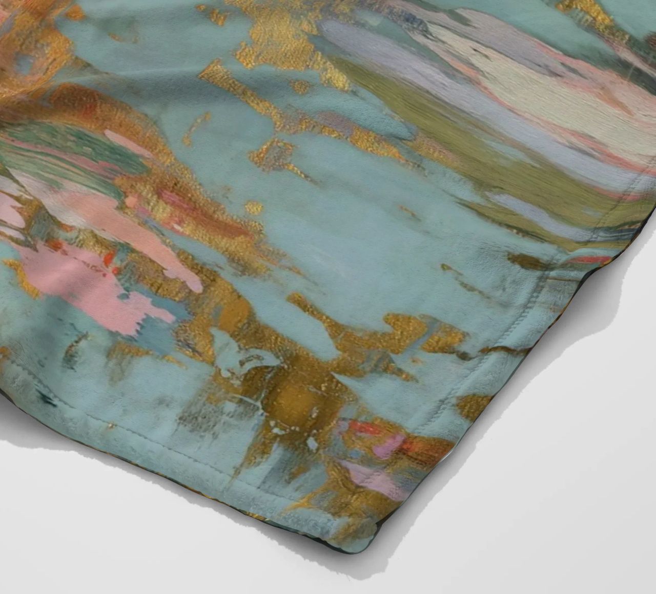 Reflections of the imagination fleece blanket by Carinaprint