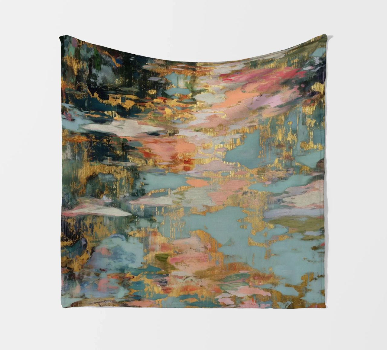 Reflections of the imagination fleece blanket by Carinaprint