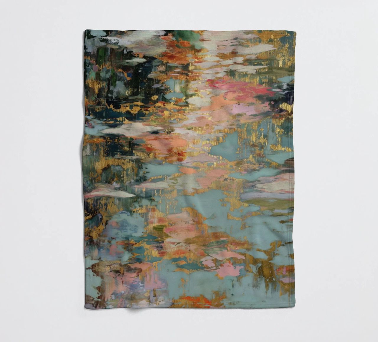 Reflections of the imagination fleece blanket by Carinaprint