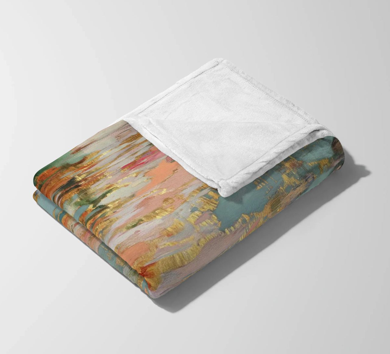Reflections of the imagination fleece blanket by Carinaprint
