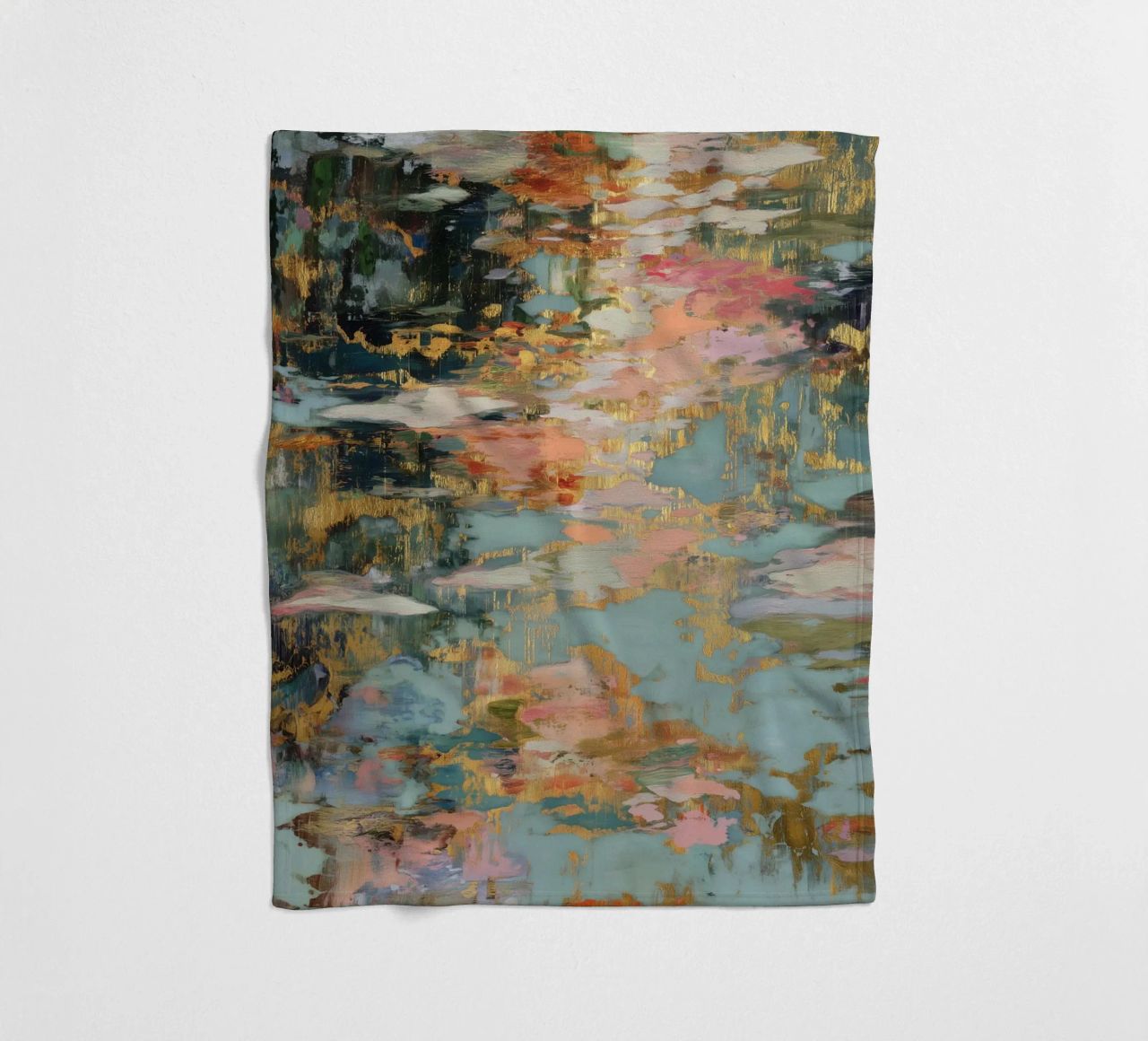 Reflections of the imagination fleece blanket by Carinaprint
