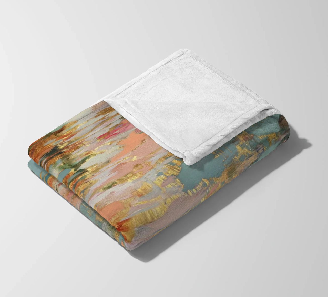 Reflections of the imagination fleece blanket by Carinaprint