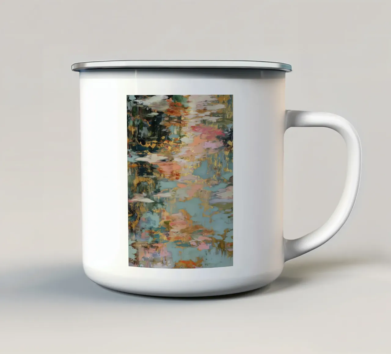 Riflessi dell'immaginazione tazza in smalto da Carinaprint