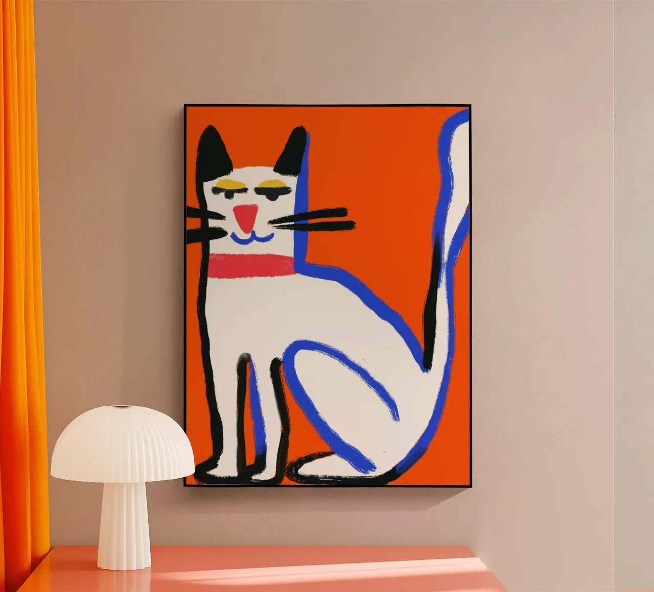 Gatto blu plexiglass da Little Dean