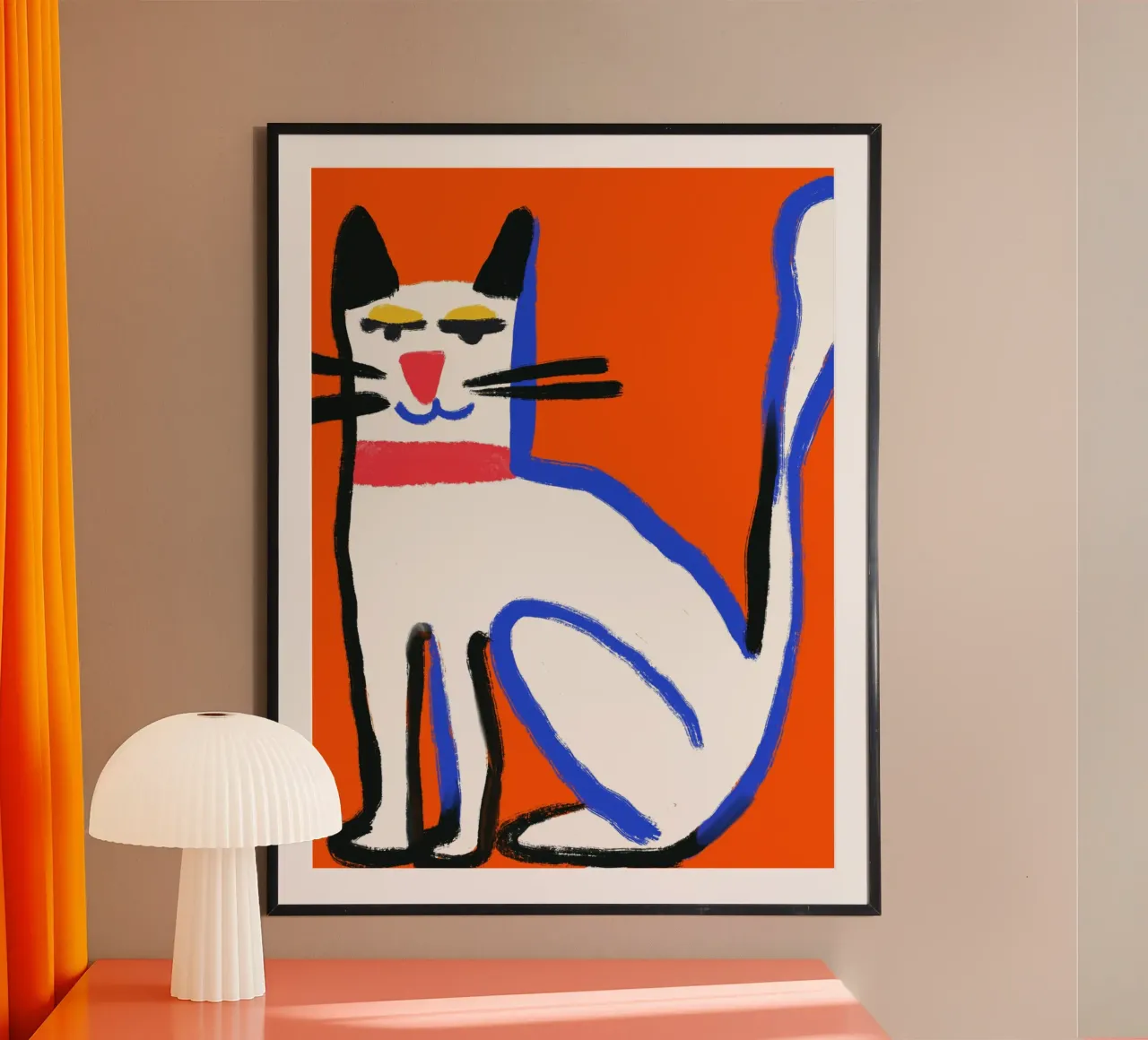 Chat bleu poster de Little Dean