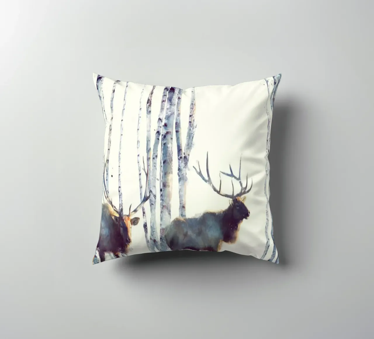 I due cervi di Amy Hamilton cuscino da kbm store