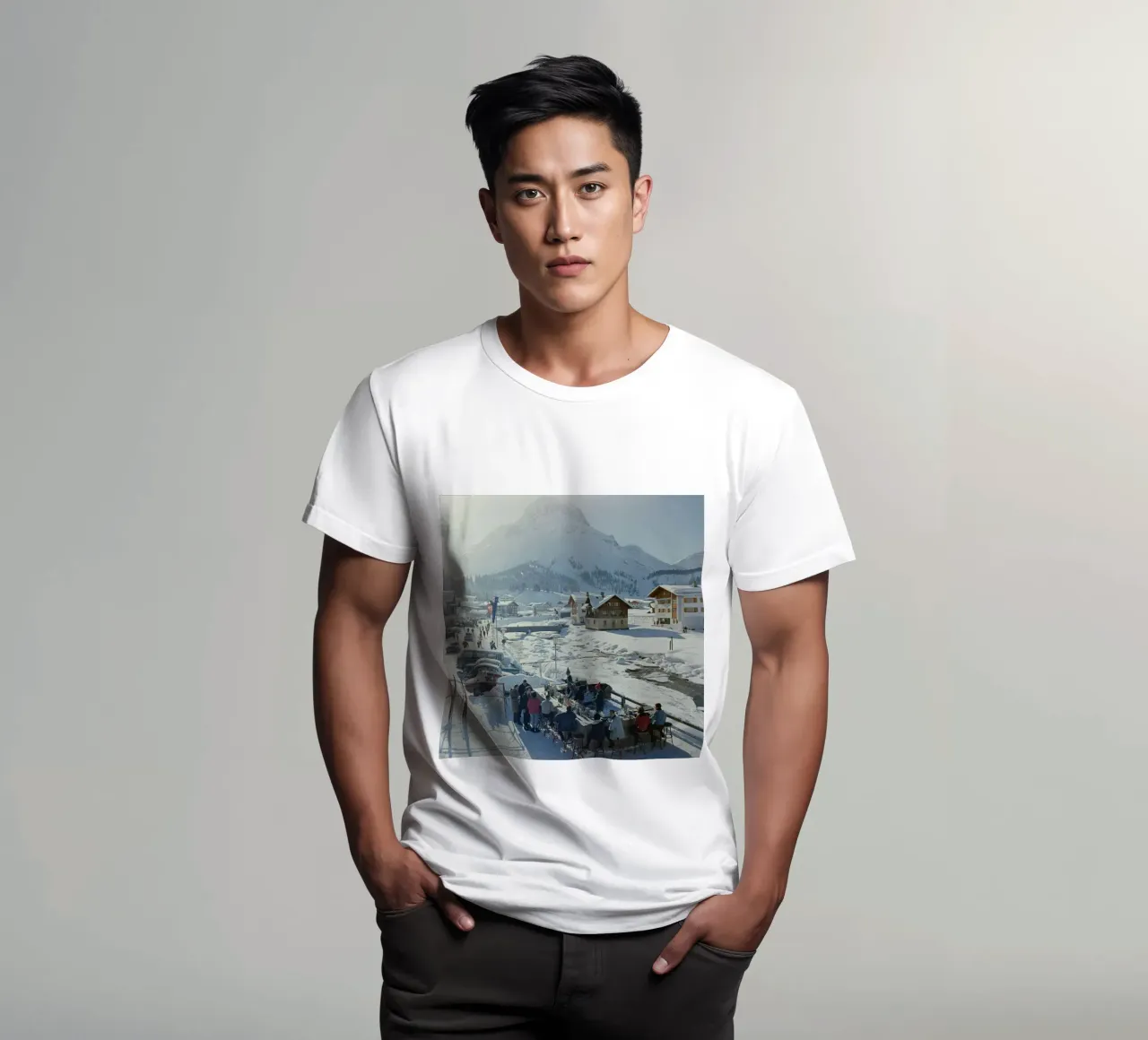 Lech Ice Bar Slim Aarons t-shirt da Chrisvintage