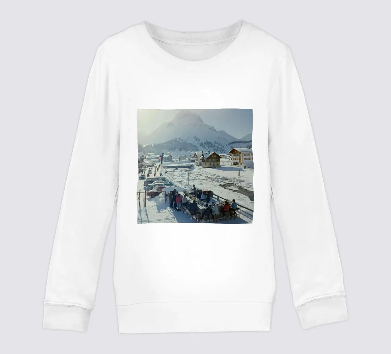 Lech Ice Bar Slim Aarons felpa bambino da Chrisvintage