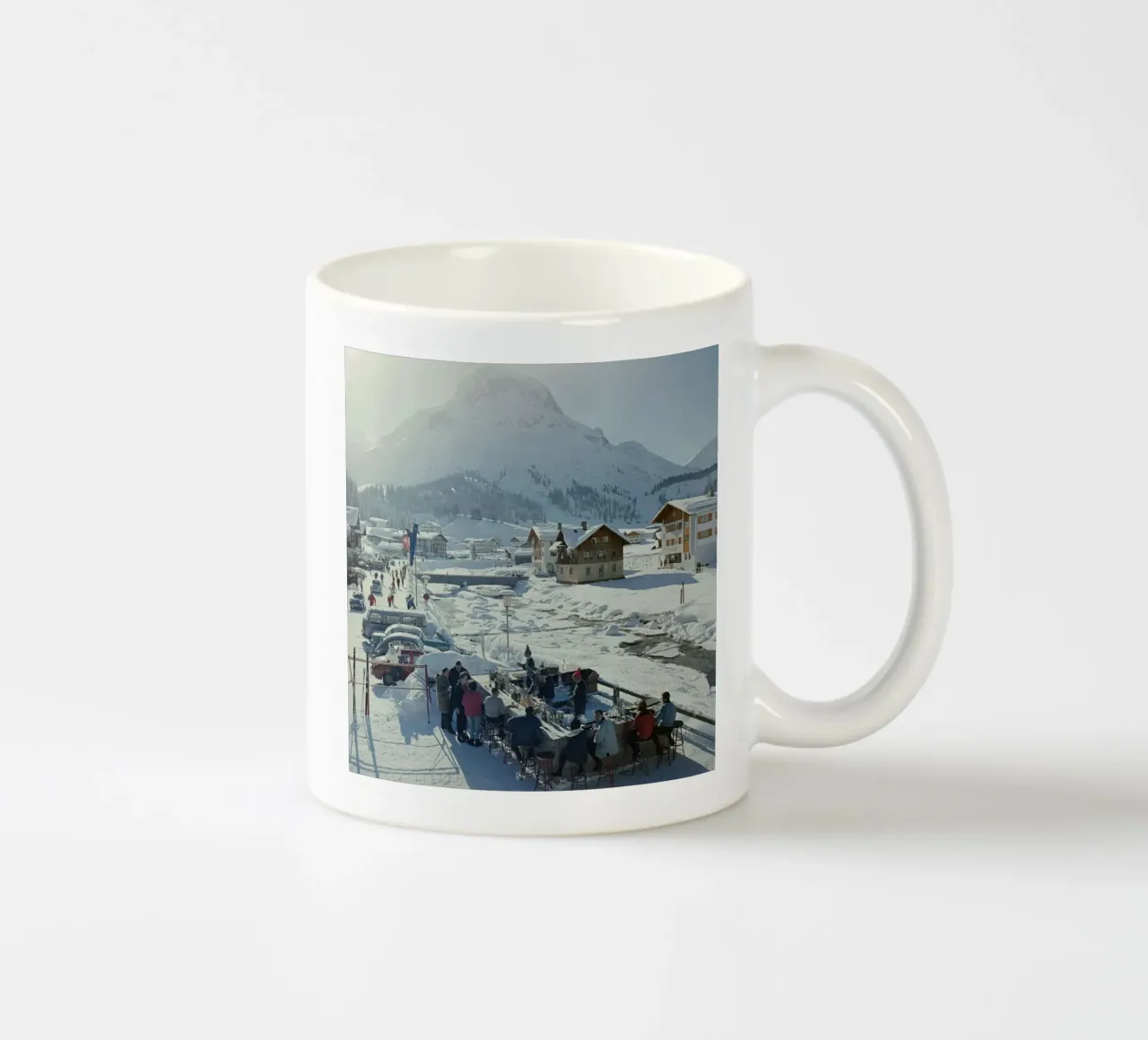 Lech Ice Bar Slim Aarons tazza in ceramica da Chrisvintage