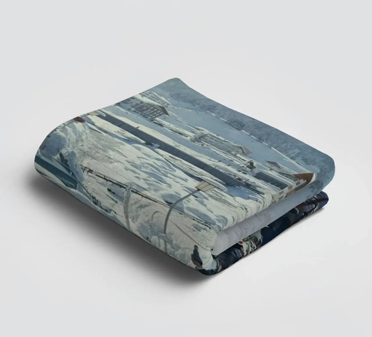 Lech Ice Bar Slim Aarons asciugamano da bagno da Chrisvintage