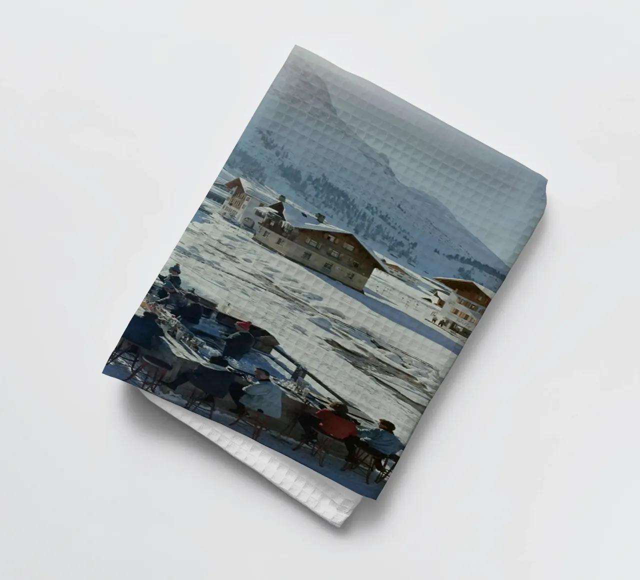 Lech Ice Bar Slim Aarons canovaccio da cucina da Chrisvintage