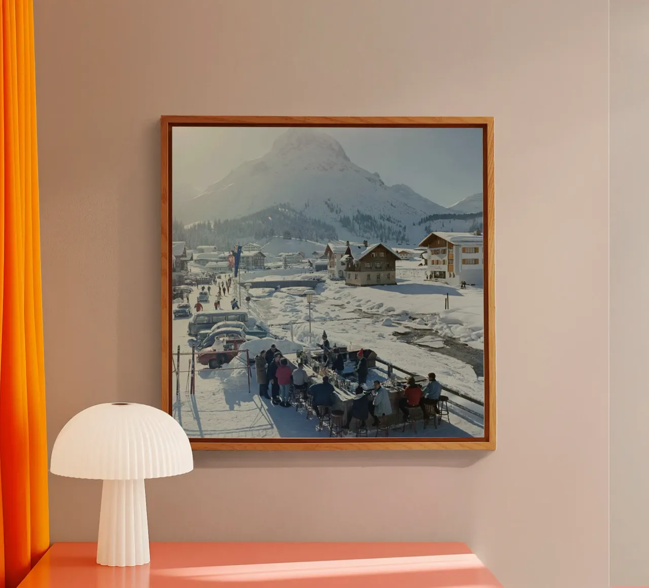 Lech Ice Bar Slim Aarons plexiglass da Chrisvintage