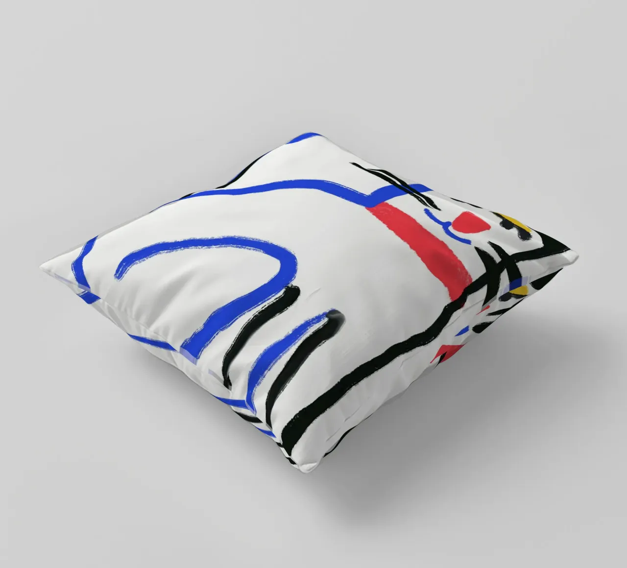 Gatto bianco cuscino da Little Dean