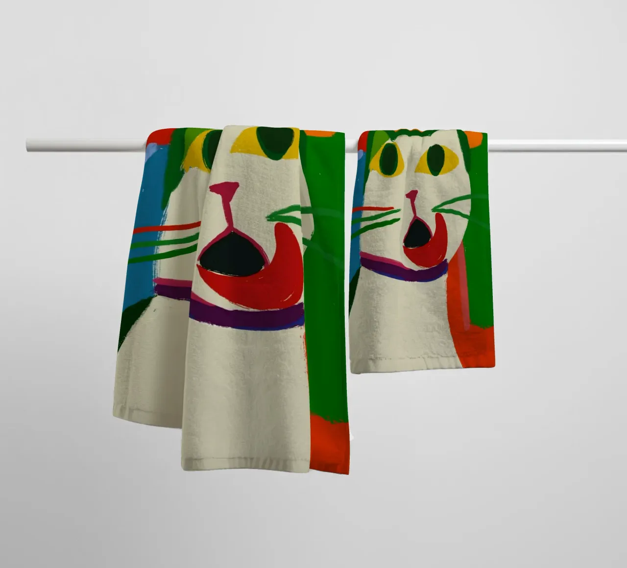 Catilicious asciugamano da bagno da Little Dean