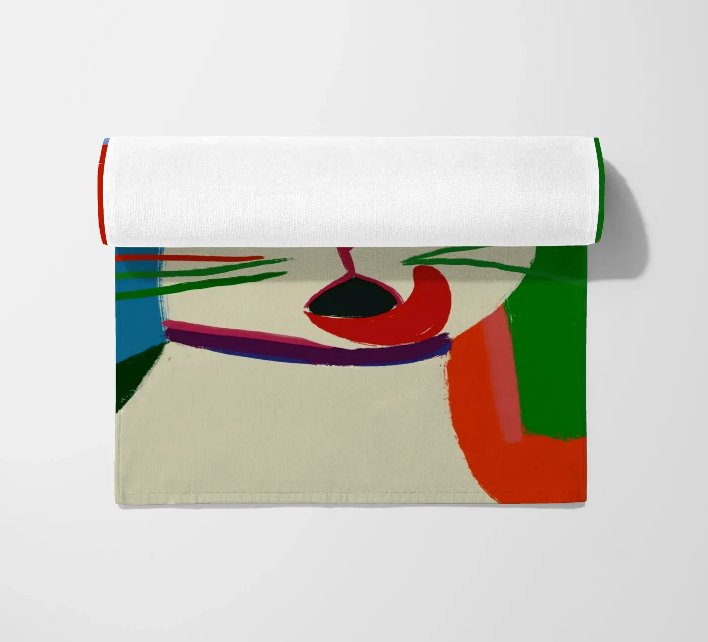 Catilicious beach towel by Little Dean