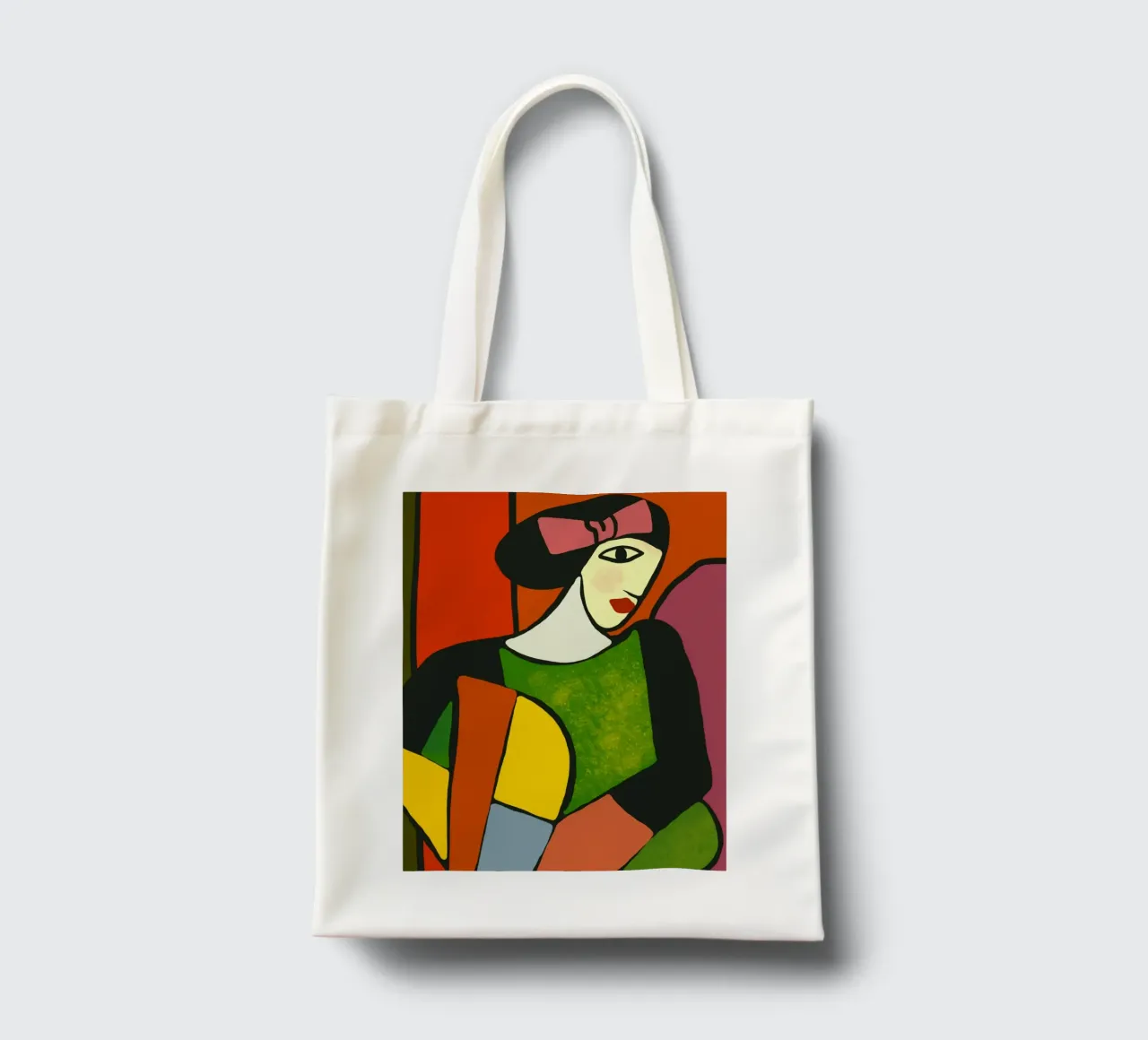 Bellezza in rosso borsa in juta da Little Dean