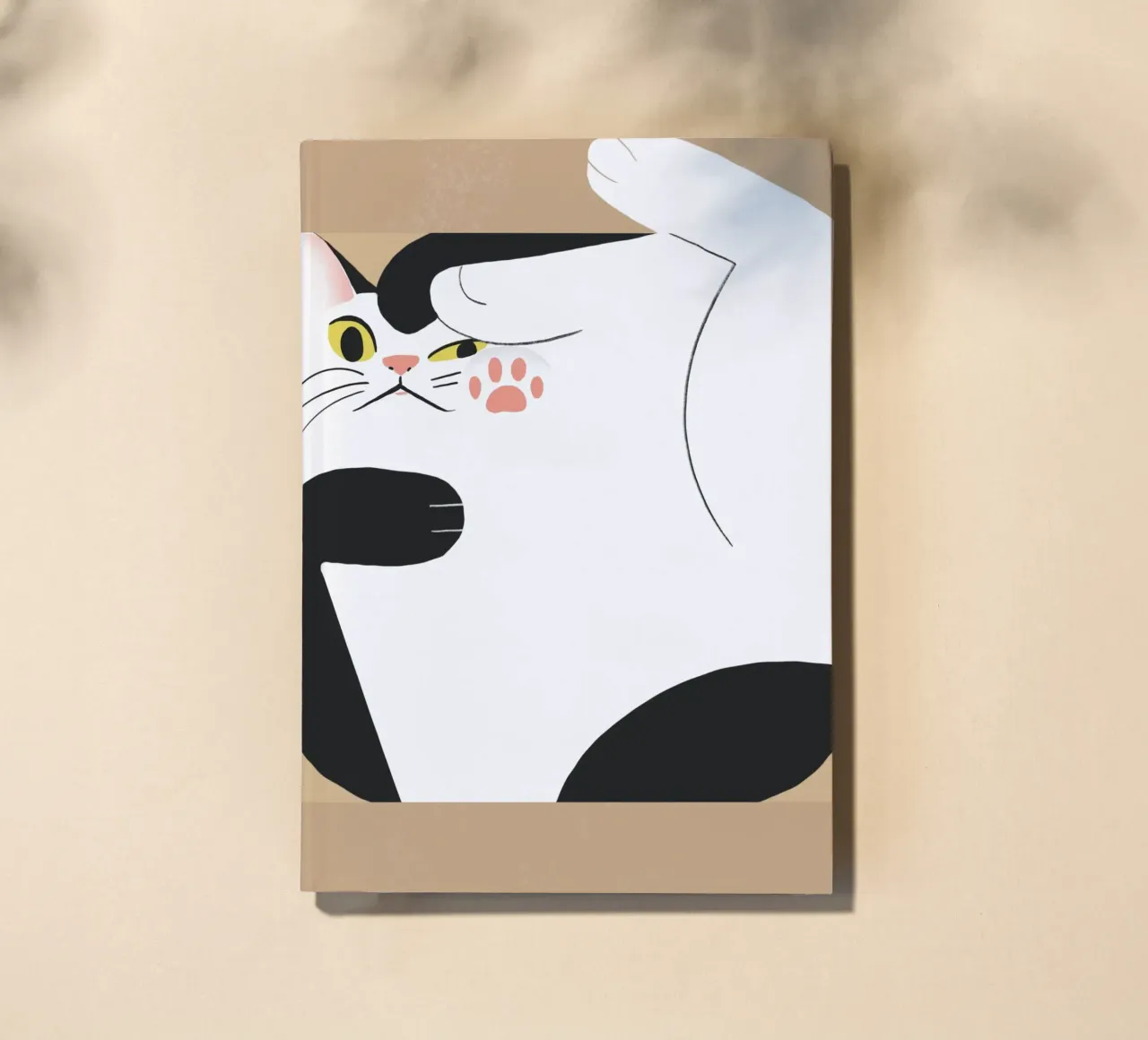 Cat in a square box notebook by Little Dean