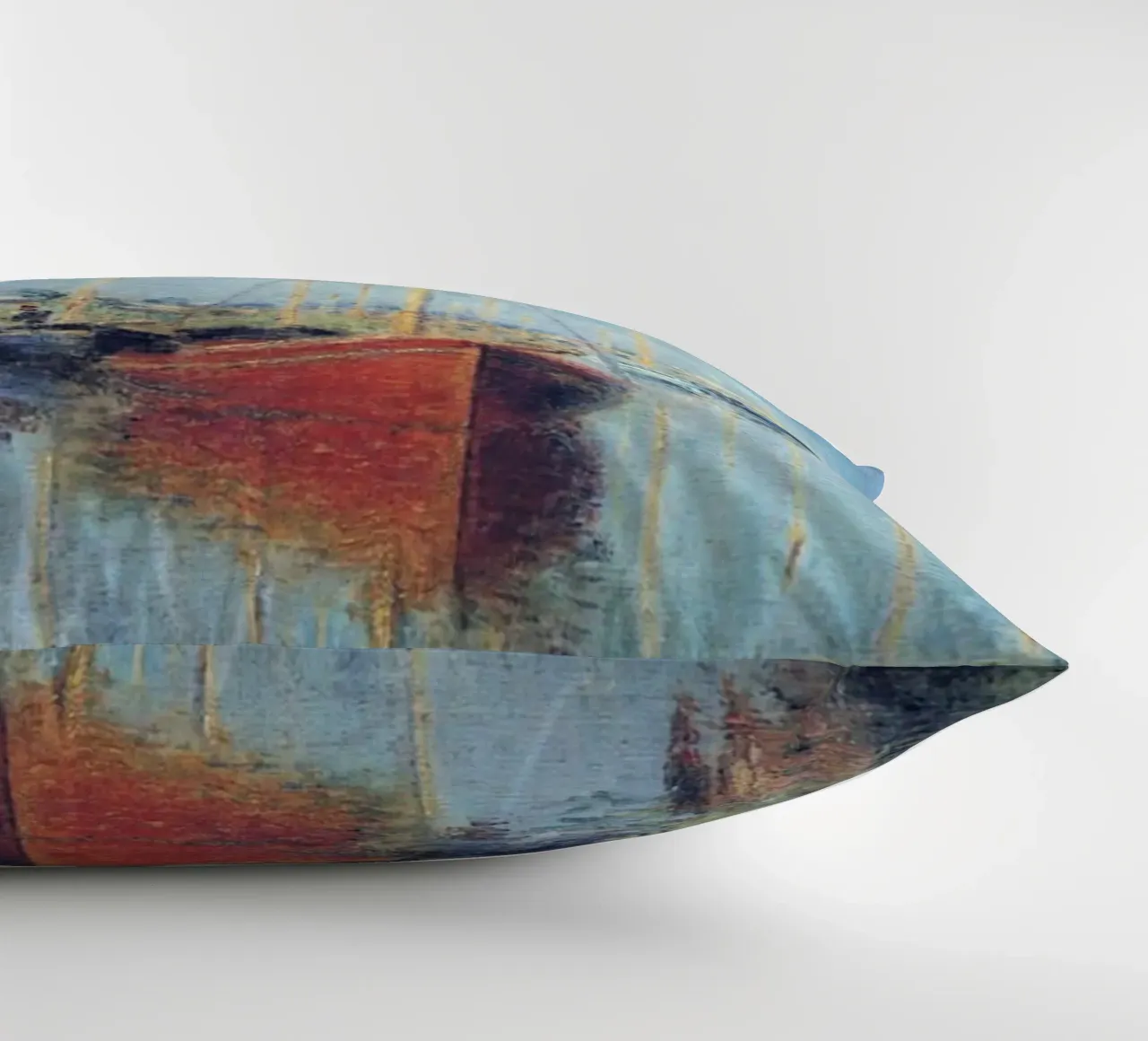 due persone vogliono salire sulla barca claude monet cuscino da belong shop