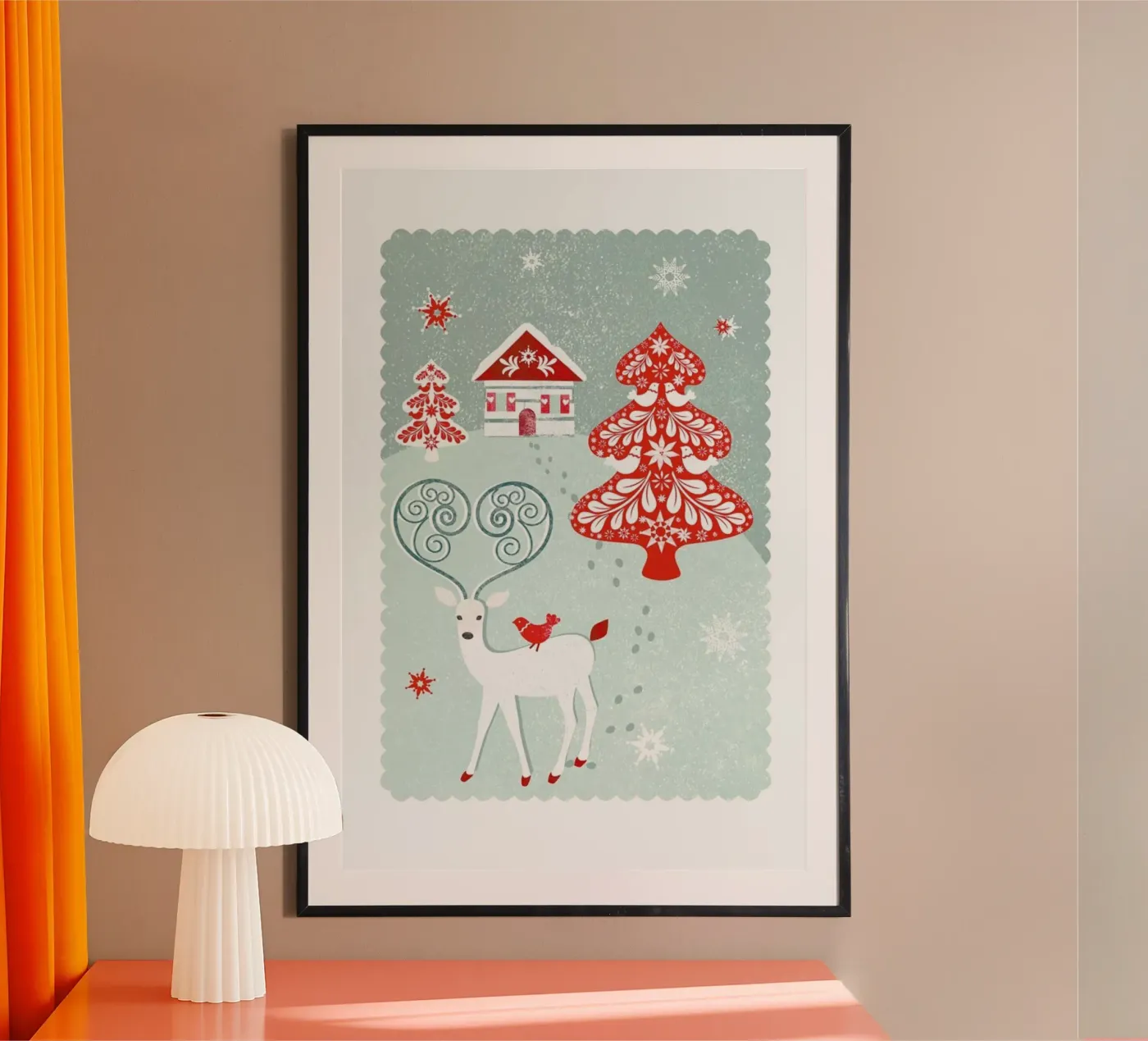 Scandi Christmas poster da Catherine Aguilar