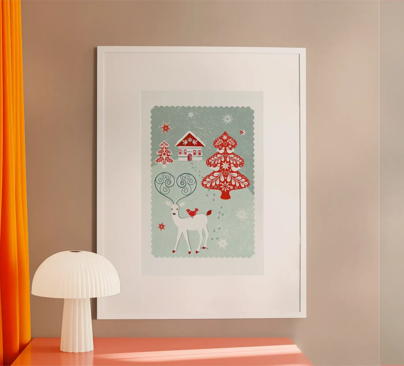 Scandi Christmas poster da Catherine Aguilar