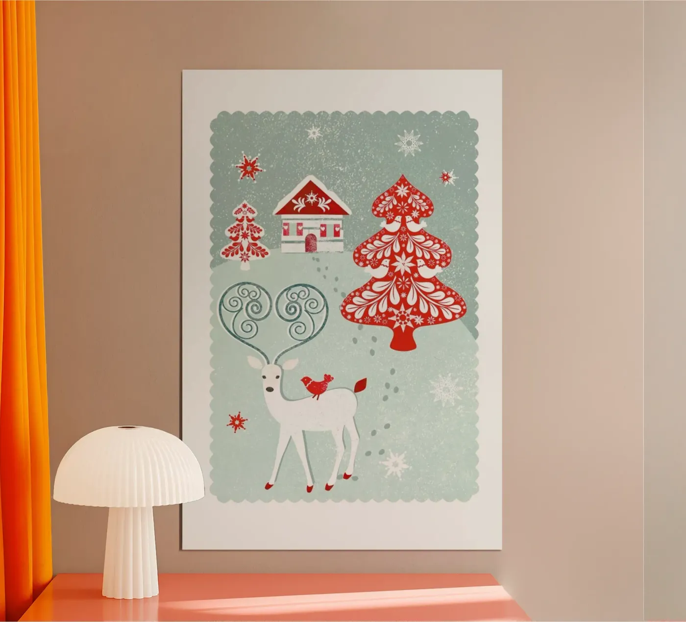 Scandi Christmas poster da Catherine Aguilar