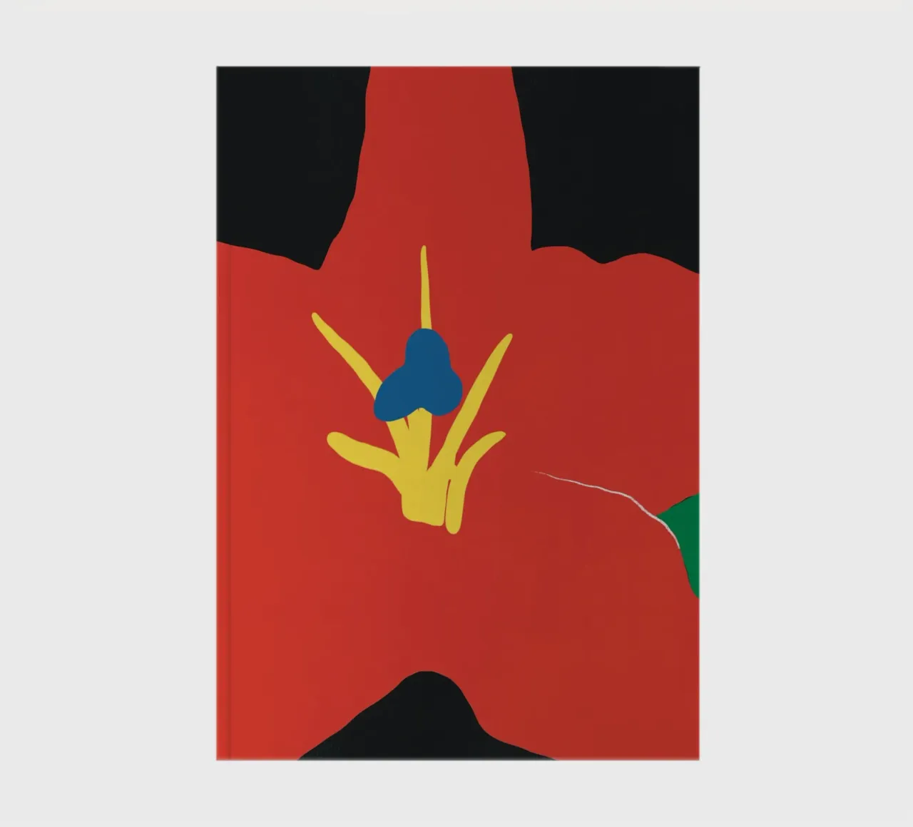 Close up red flower notebook by Little Dean