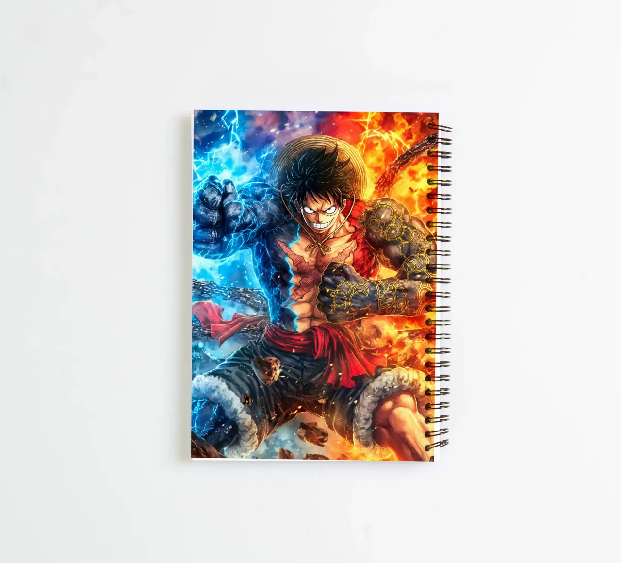 Monkey D Luffy One Piece spiral notebook by Fleur de Lys