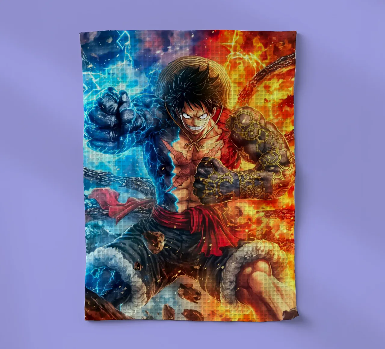 Monkey D Luffy Ein Stück Geschirrtuch von Fleur de Lys