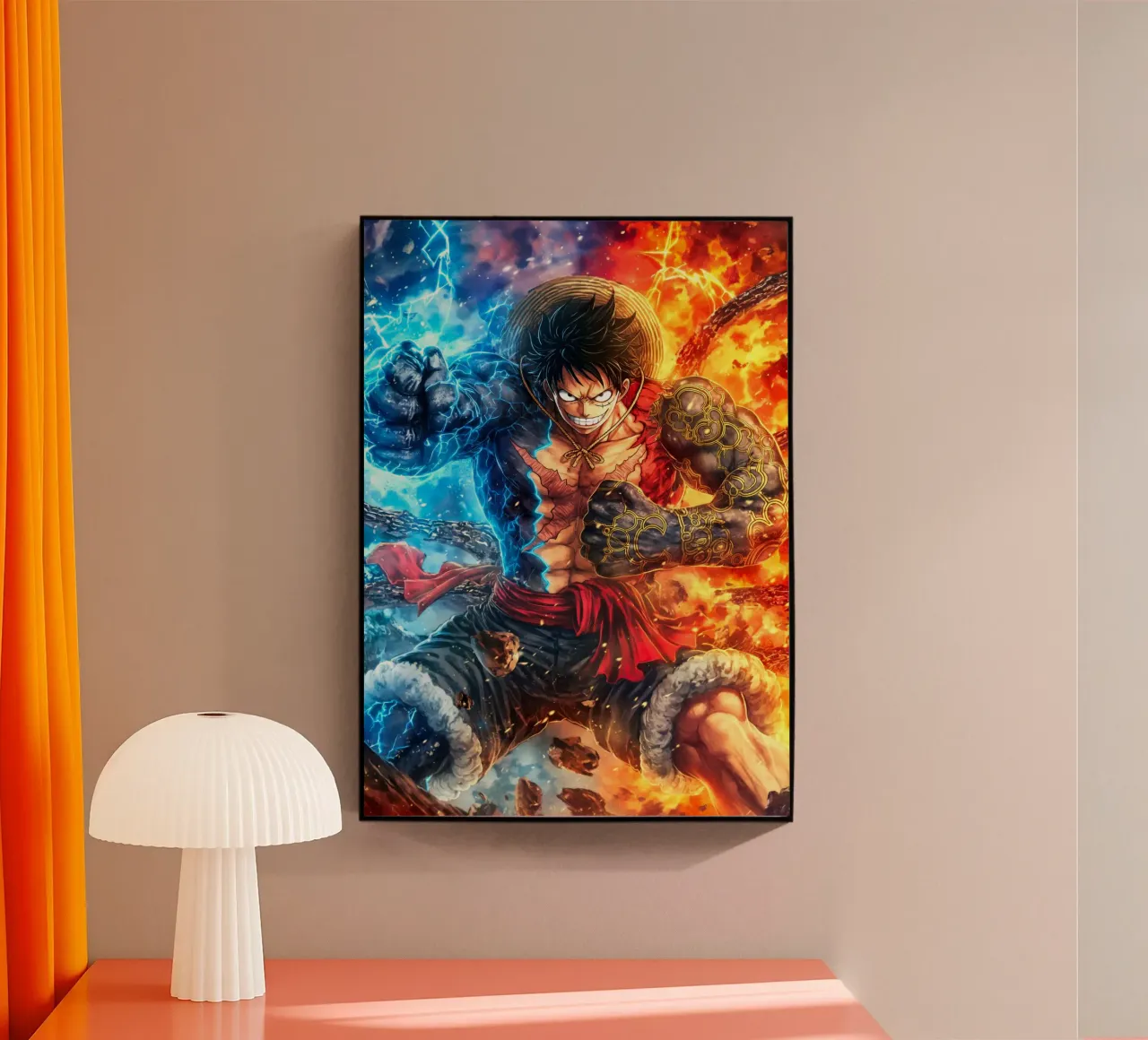 Monkey D Luffy One Piece plexiglass da Fleur de Lys
