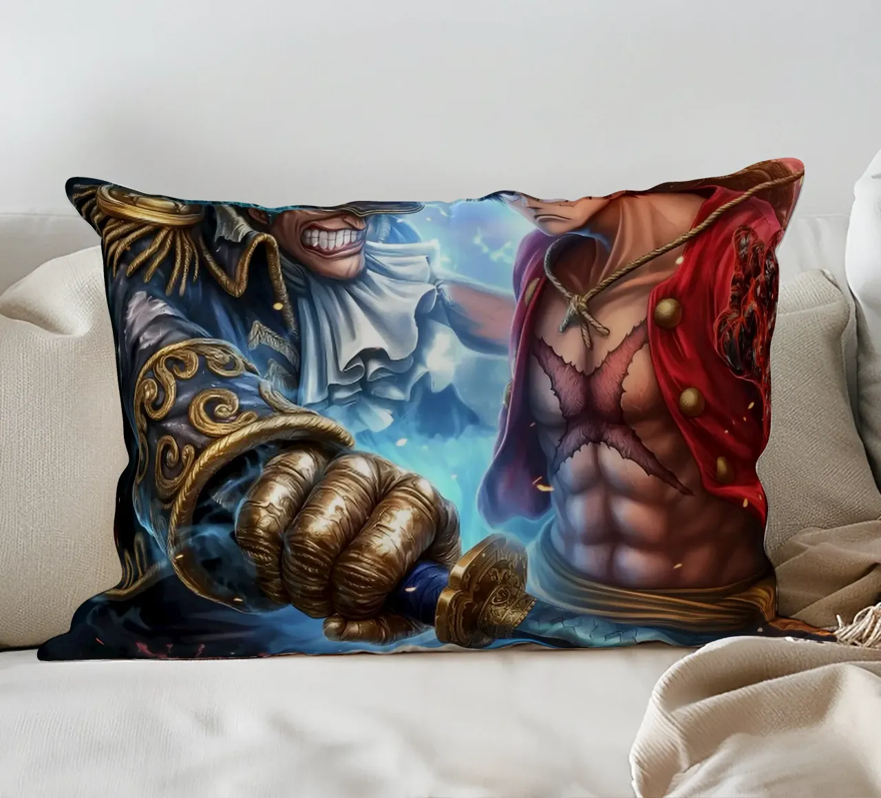 Monkey D Luffy One Piece cuscino da Fleur de Lys