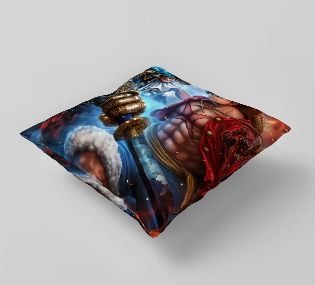 Monkey D Luffy One Piece cuscino da Fleur de Lys