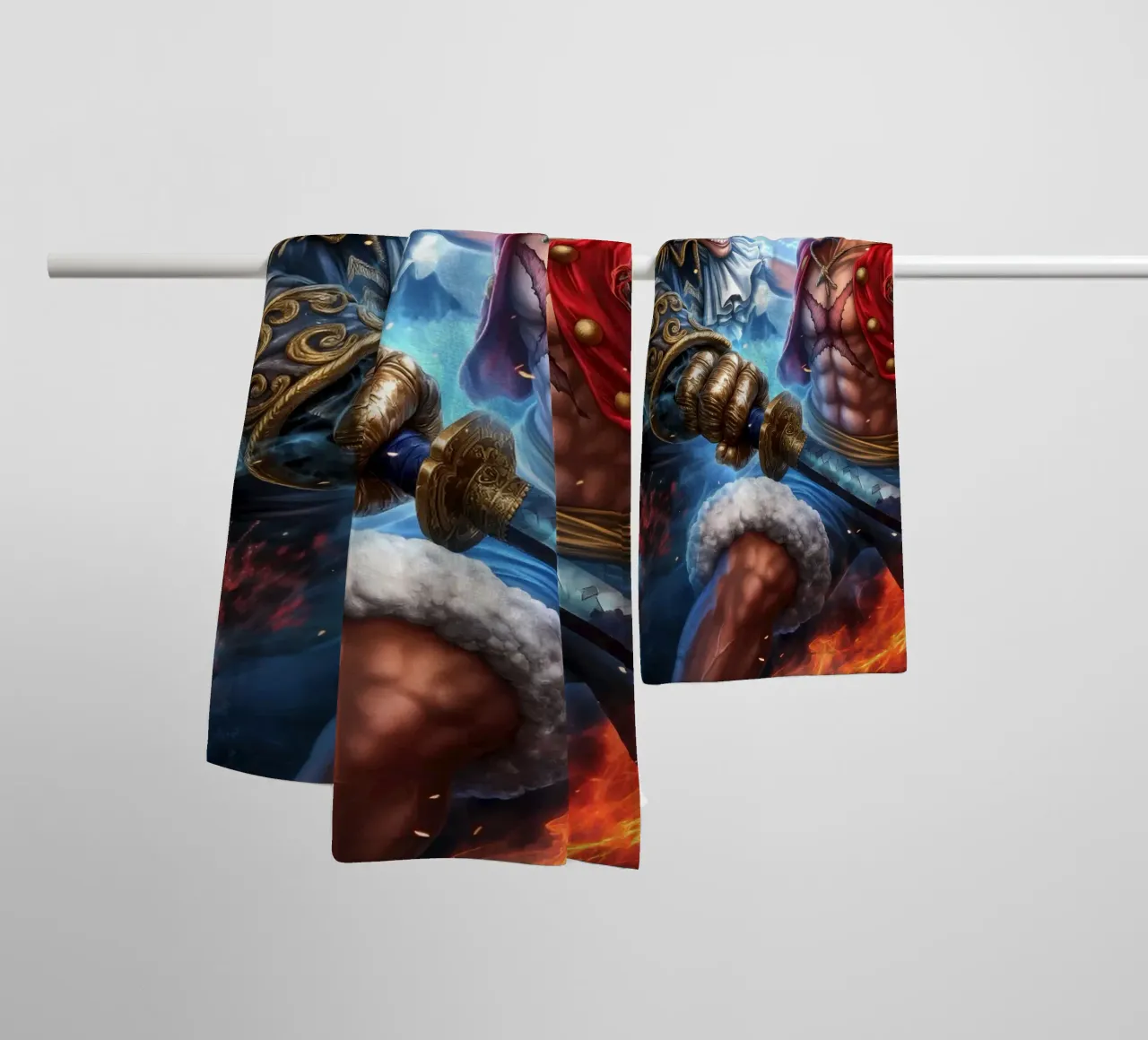 Monkey D Luffy One Piece asciugamano da bagno da Fleur de Lys