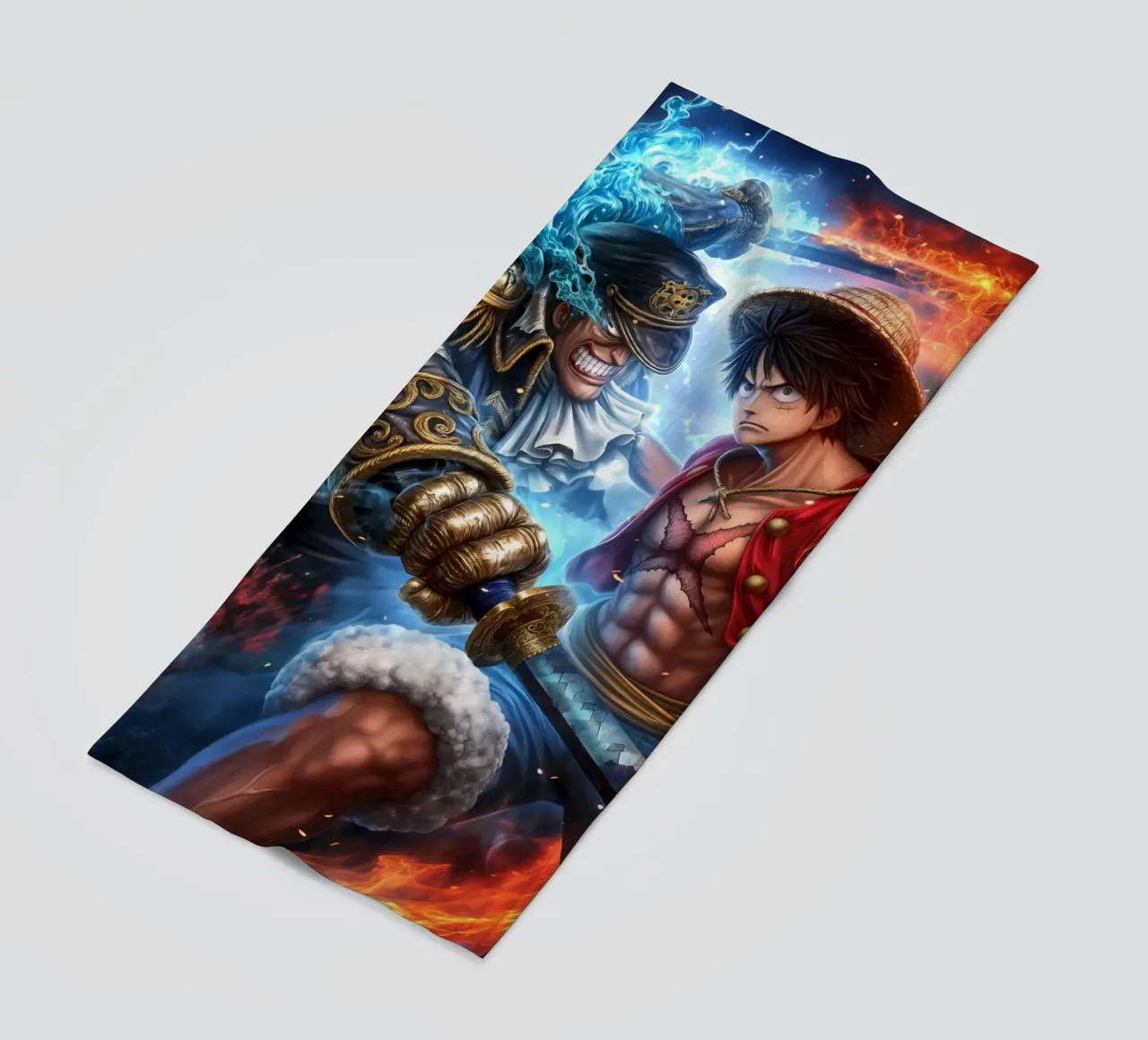 Monkey D Luffy One Piece telo mare da Fleur de Lys