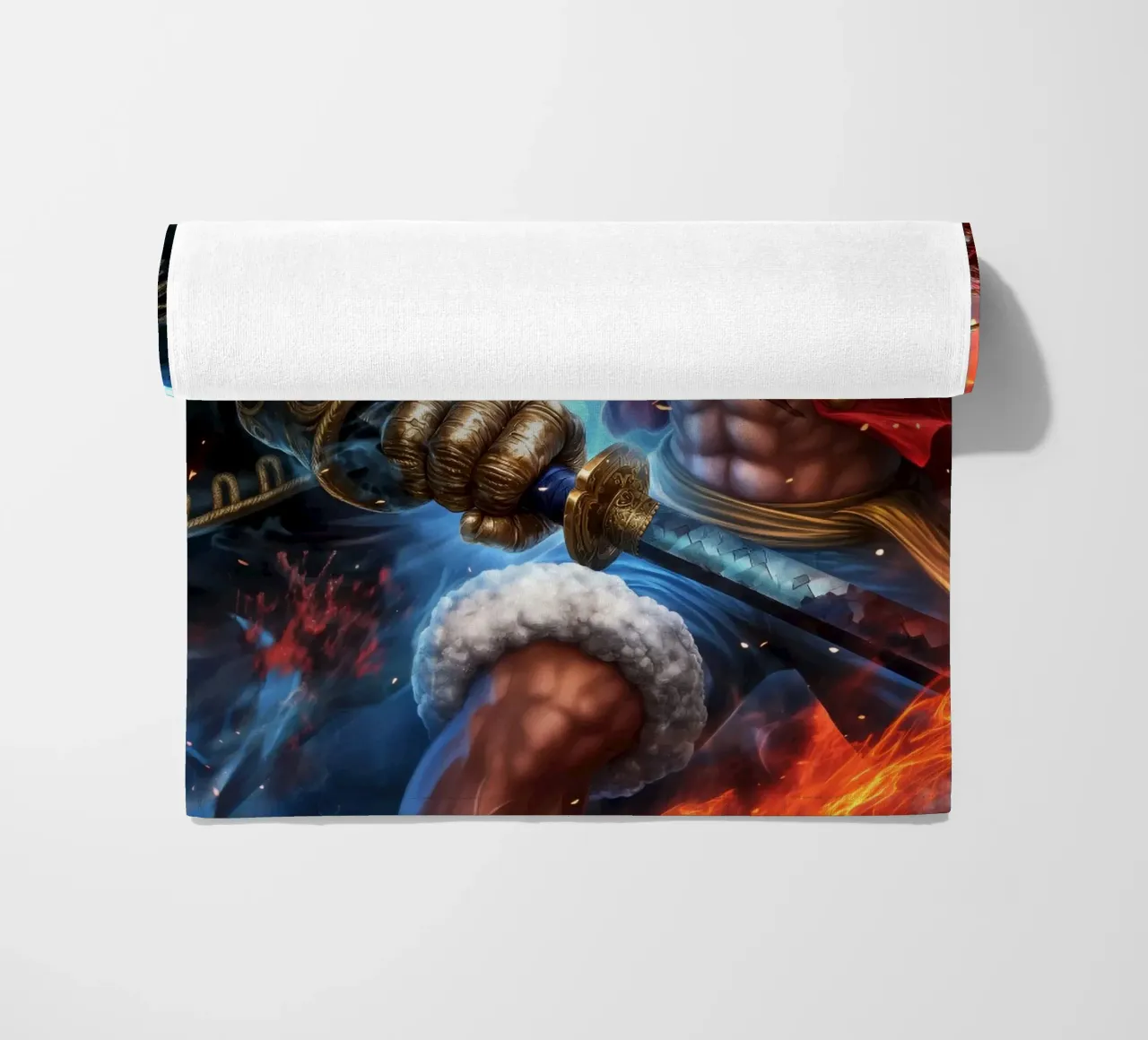Monkey D Luffy One Piece telo mare da Fleur de Lys
