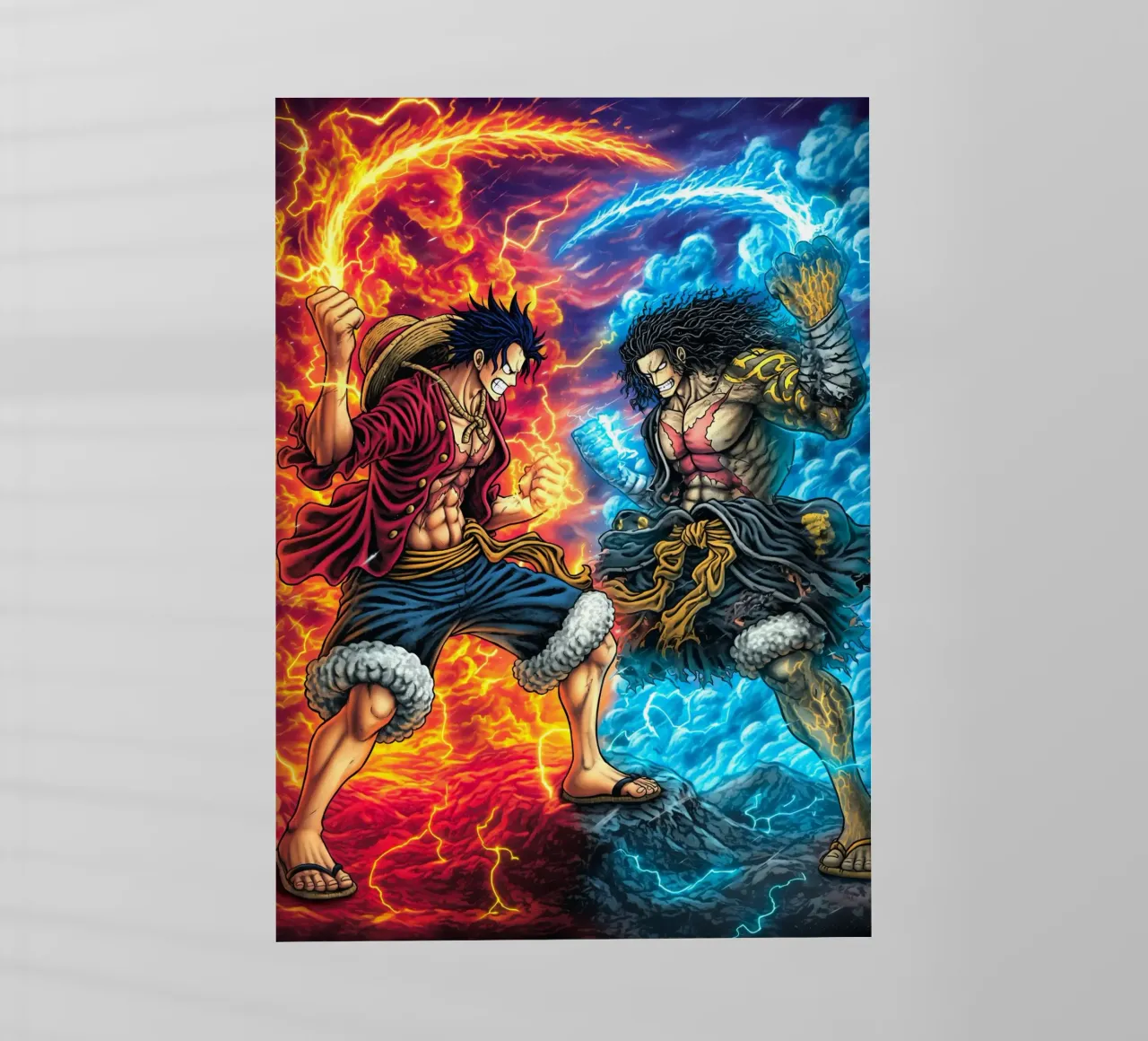 Monkey D Luffy One Piece pellicola backlit da Fleur de Lys