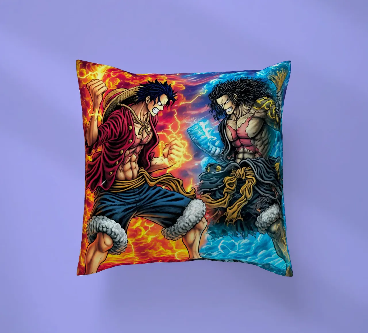 Monkey D Luffy One Piece cuscino da Fleur de Lys