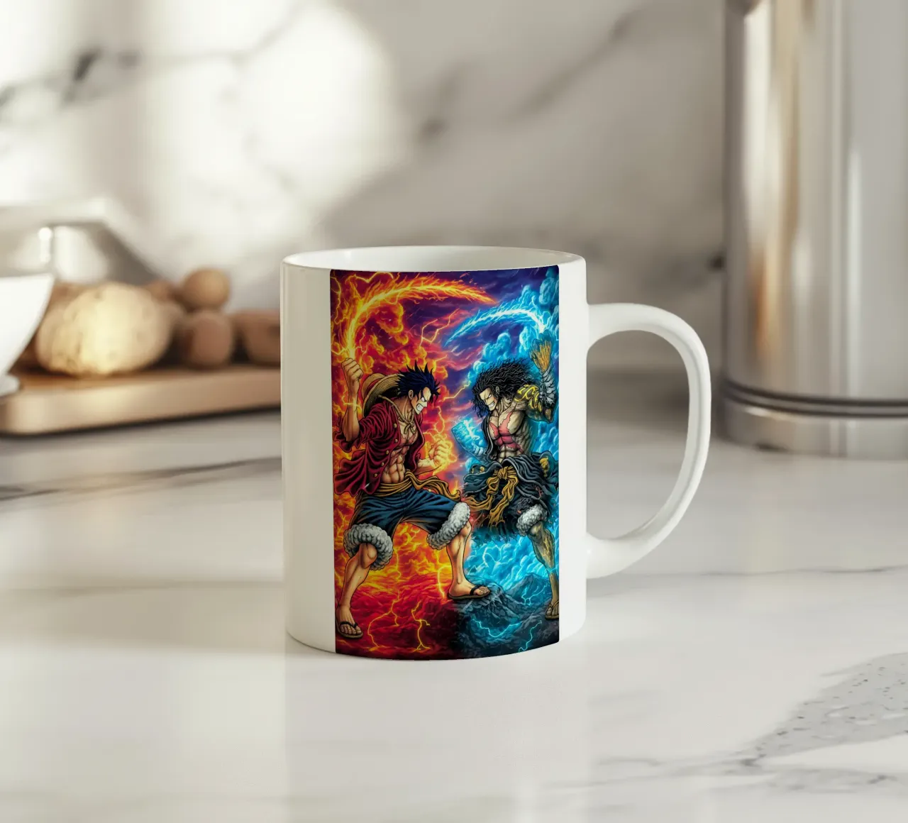 Monkey D Luffy One Piece tazza in ceramica da Fleur de Lys